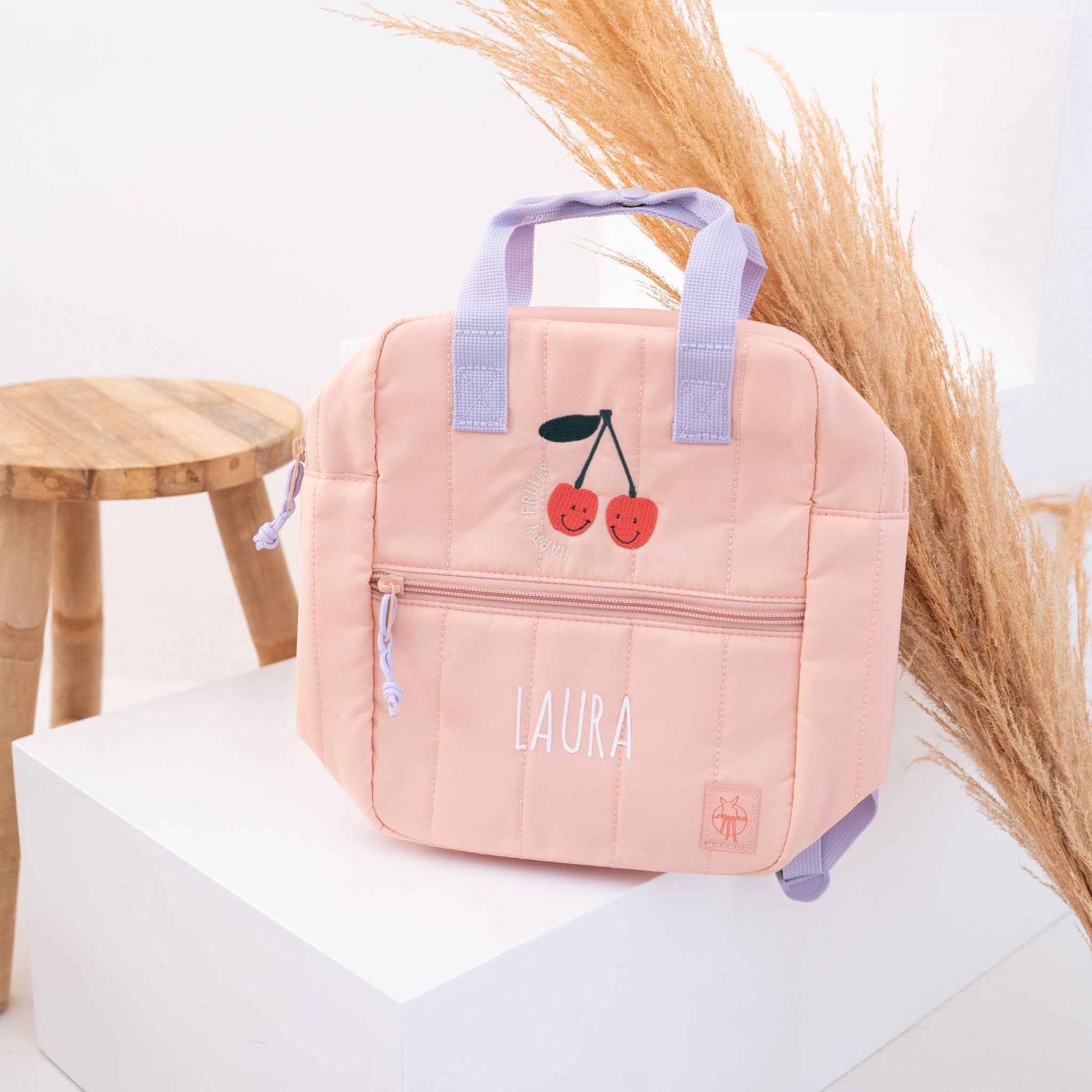 LÄSSIG Rucksack - Kirsche & Smile - wunderwunsch