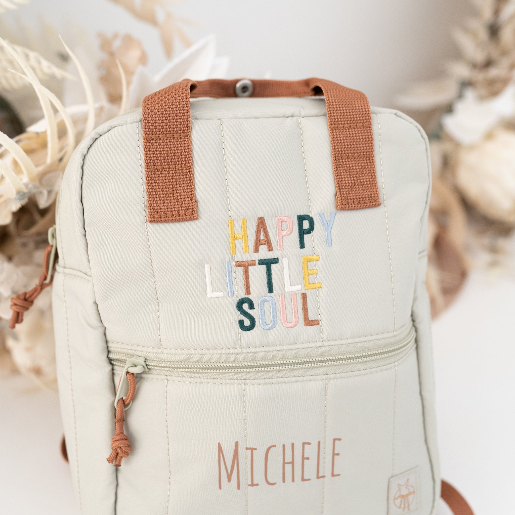 LÄSSIG Rucksack personalisiert "Happy little soul" - wunderwunsch