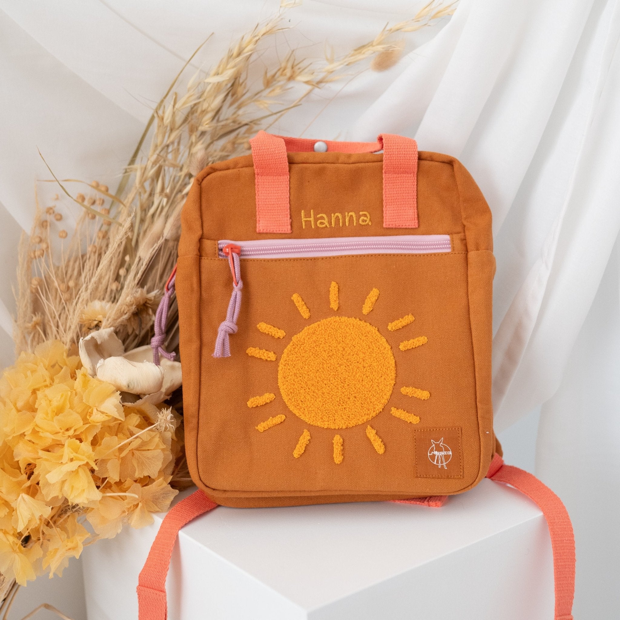 LÄSSIG Rucksack "Sonne" oder "Smiley" personalisiert - wunderwunsch