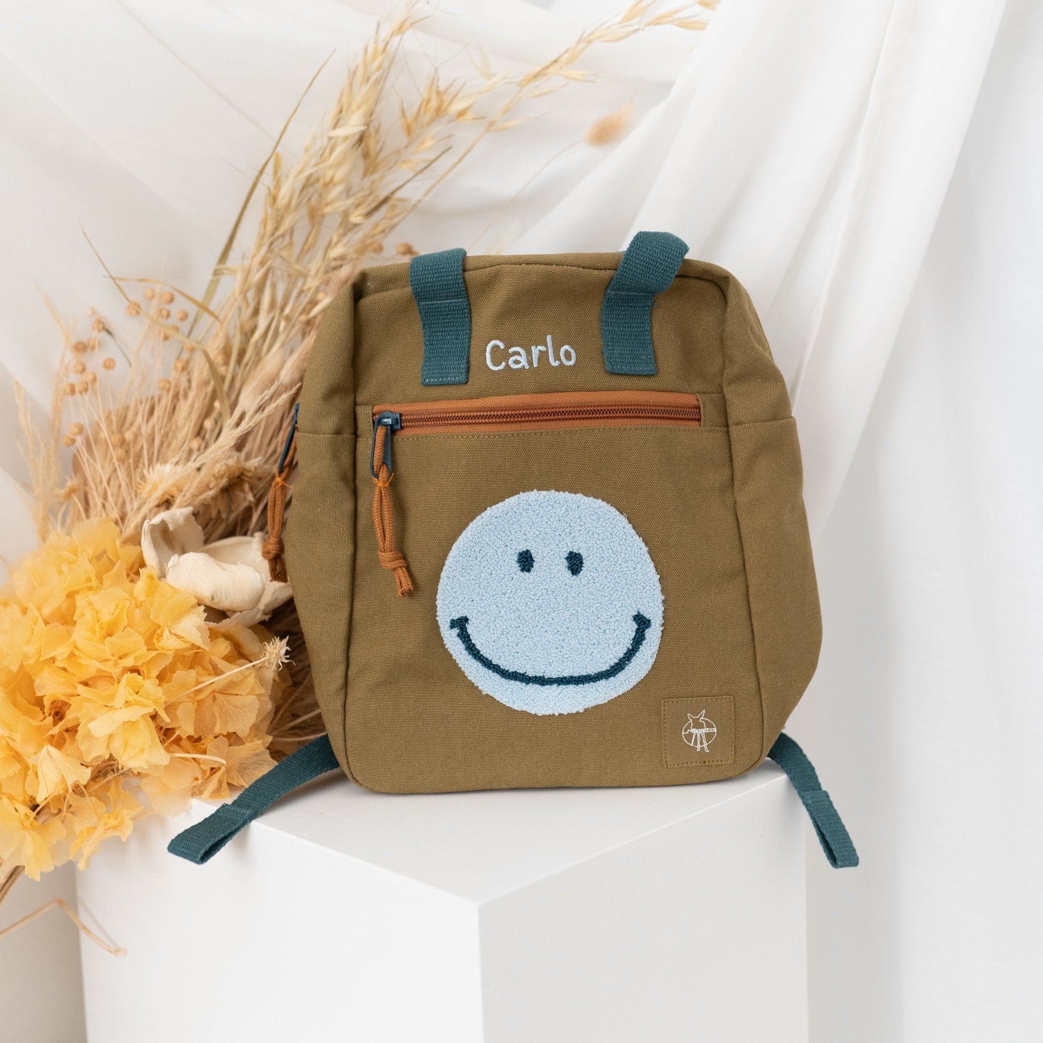 LÄSSIG Rucksack "Sonne" oder "Smiley" personalisiert - wunderwunsch