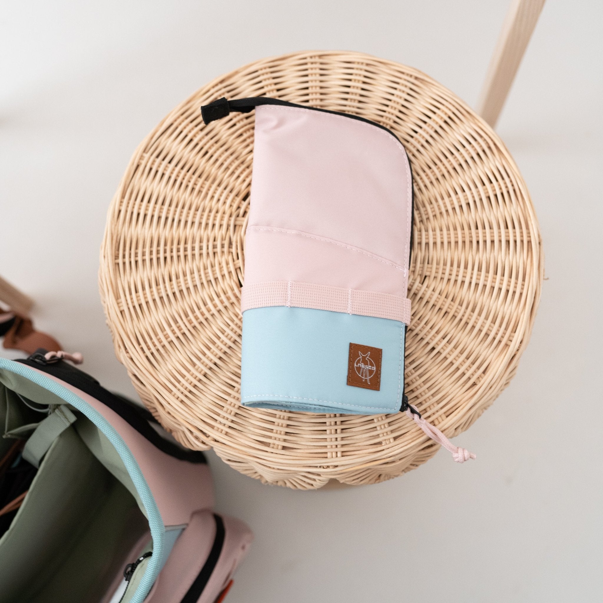 LÄSSIG Schulranzen Set 7 - teilig - Rosa/Blau - wunderwunsch