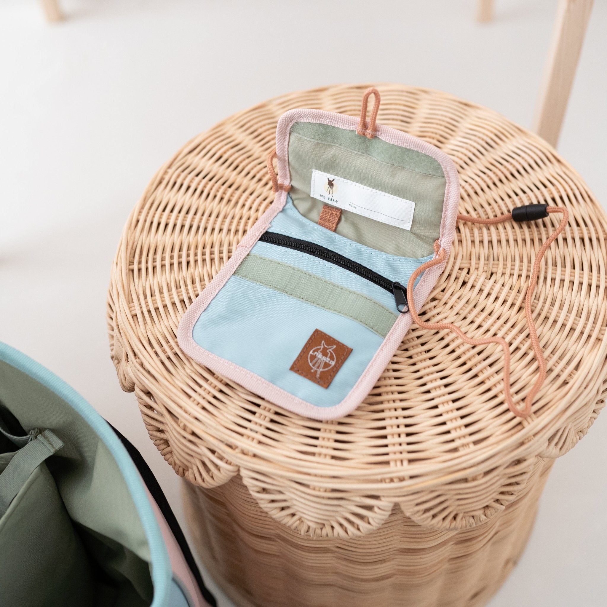 LÄSSIG Schulranzen Set 7 - teilig - Rosa/Blau - wunderwunsch