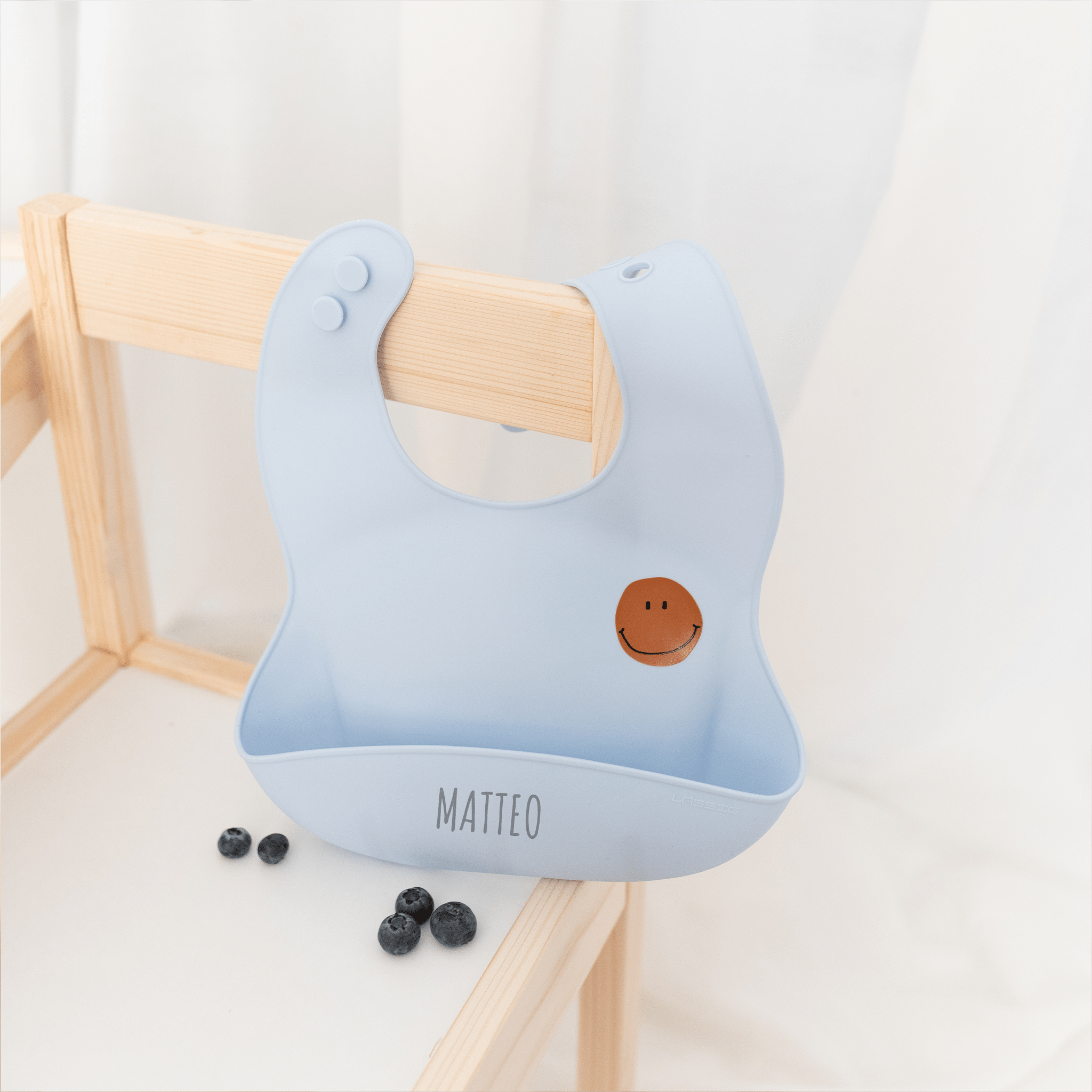 LÄSSIG Silikon Latz mit Auffangschale - wunderwunsch