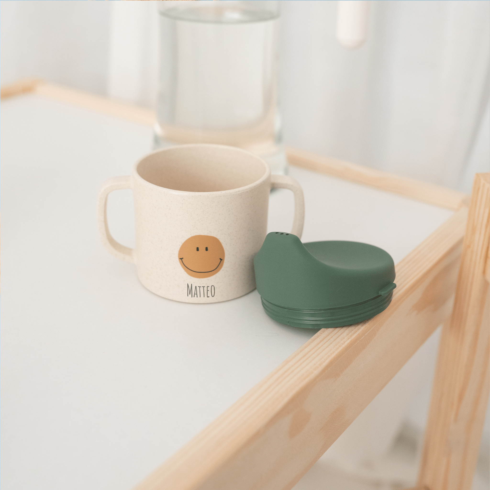 LÄSSIG Trinkbecher "Herz" oder "Smiley" personalisierbar - wunderwunsch