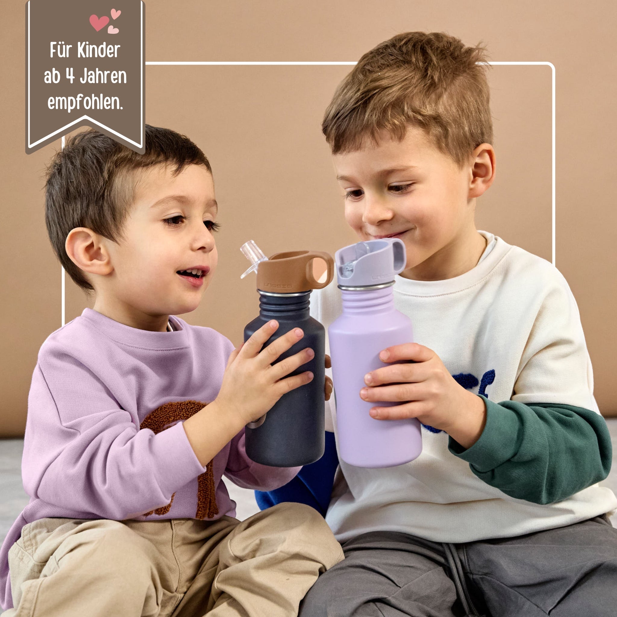 LÄSSIG Trinkflasche "Little Gang" - wunderwunsch