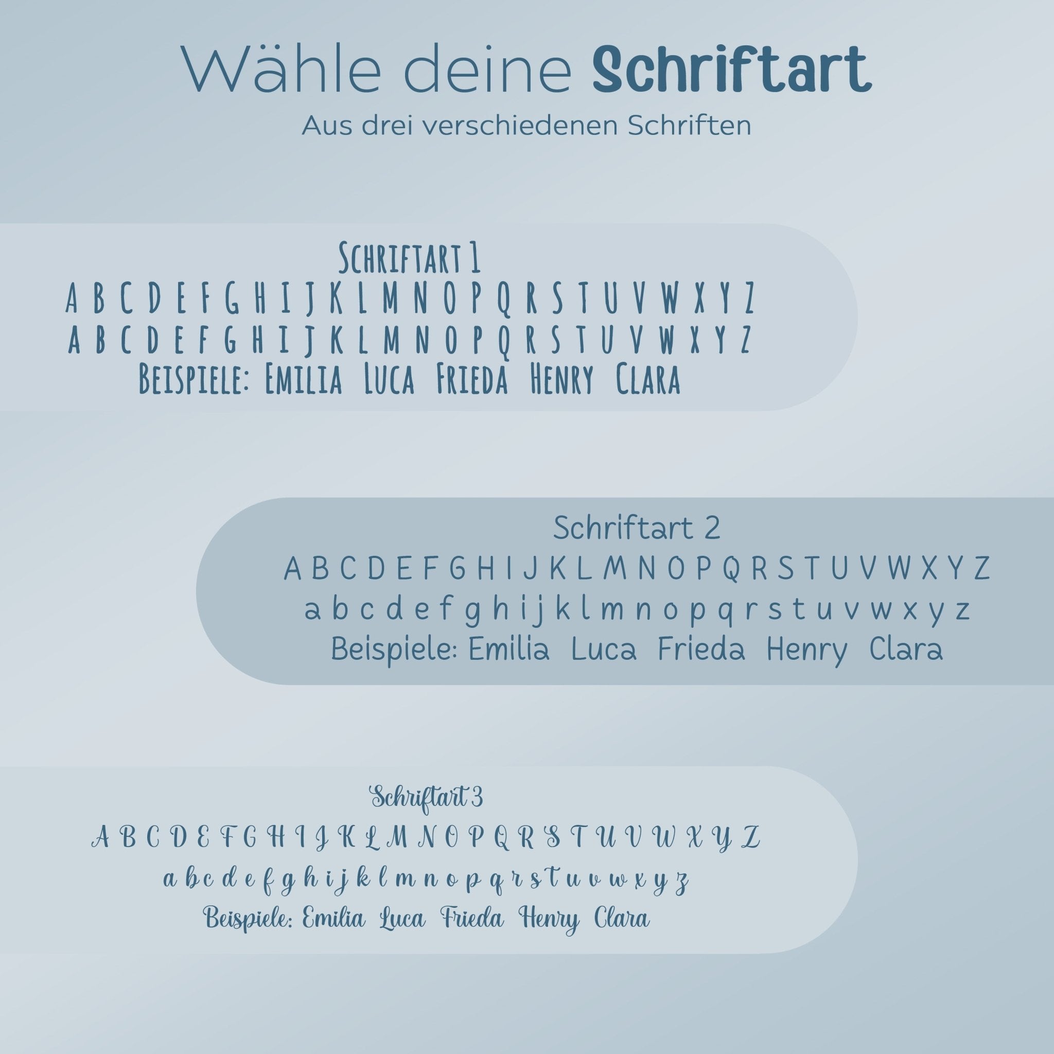 LED Nachtlicht Kinder personalisiert - verschiedene Schriftarten - Tiere unten - wunderwunsch