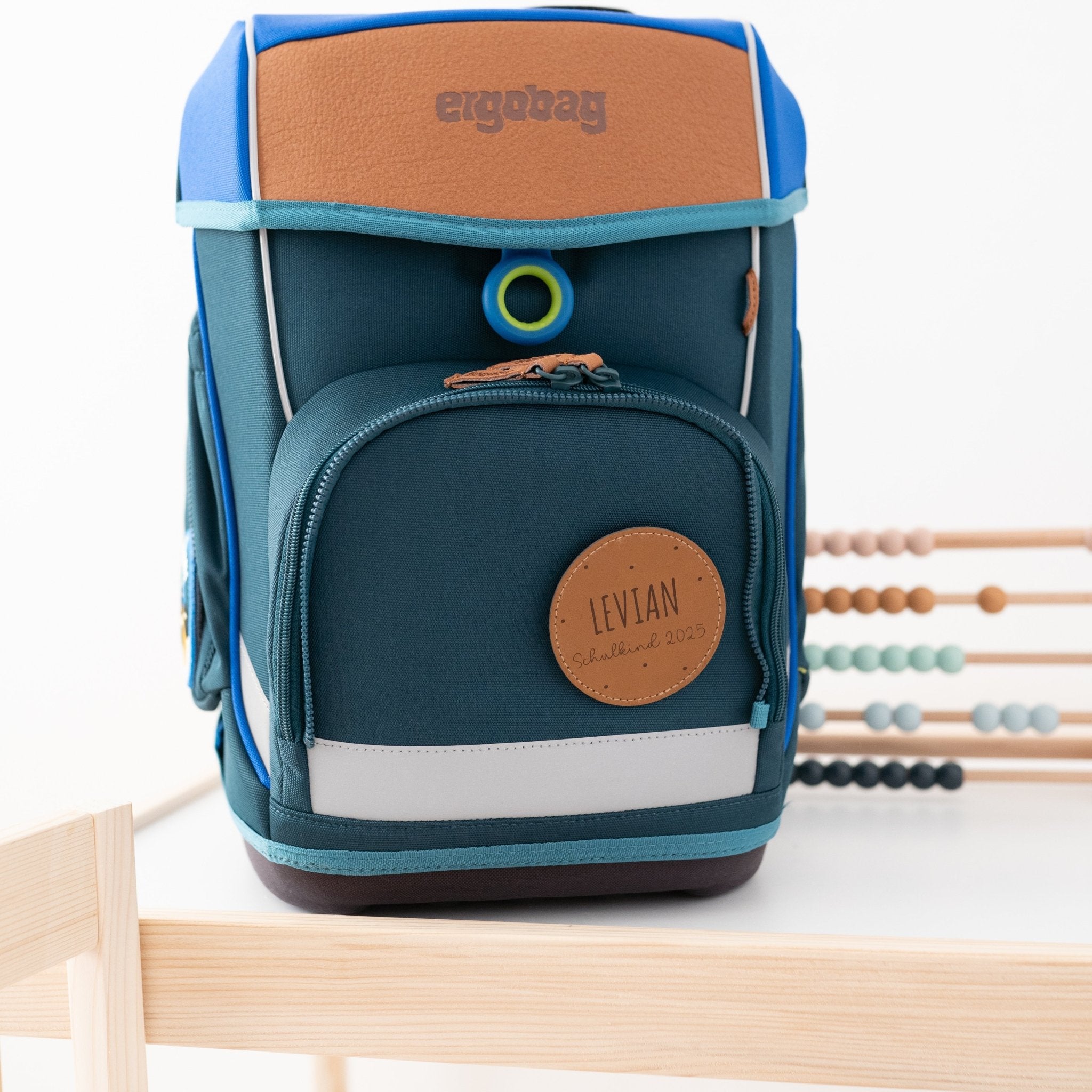 Lederpatches für Rucksack/Schulranzen - wunderwunsch