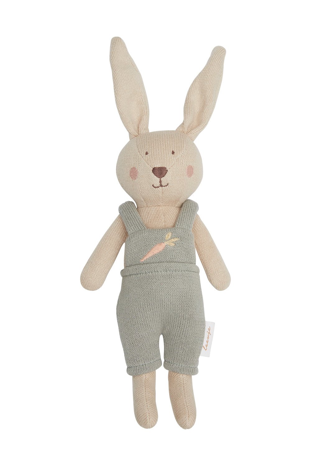 LEEVJE Hase Kuscheltier grün - wunderwunsch