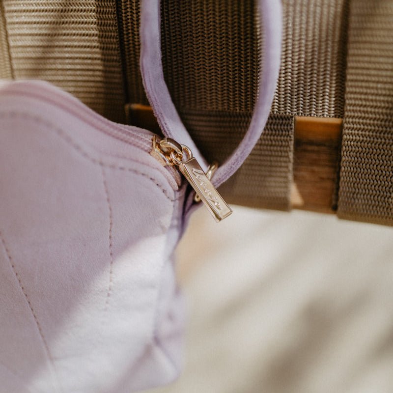 LEEVJE Kinderhandtasche Muschel lila - wunderwunsch