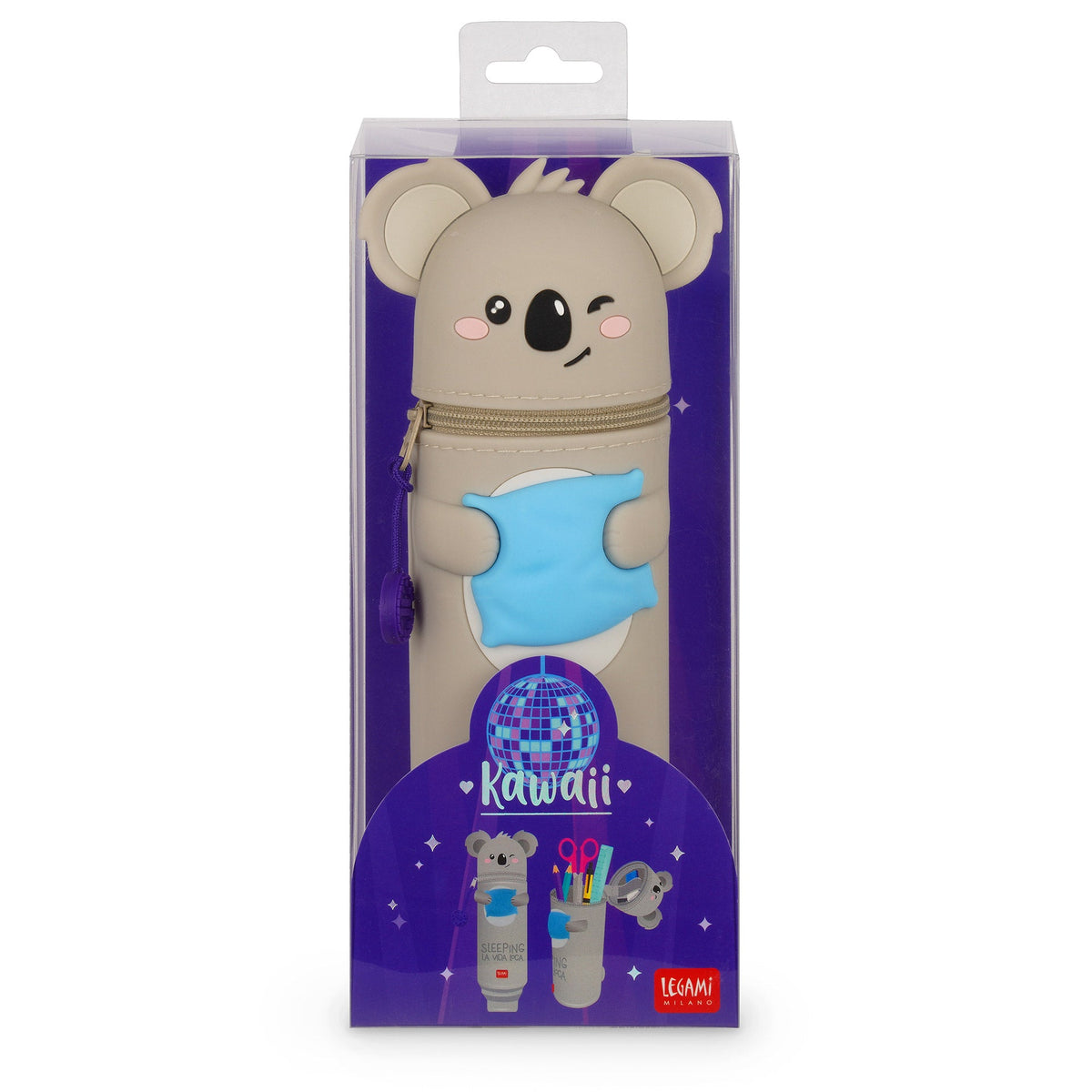 LEGAMI 2-in-1-Federmäppchen aus Silikon Koala - Kawaii - wunderwunsch