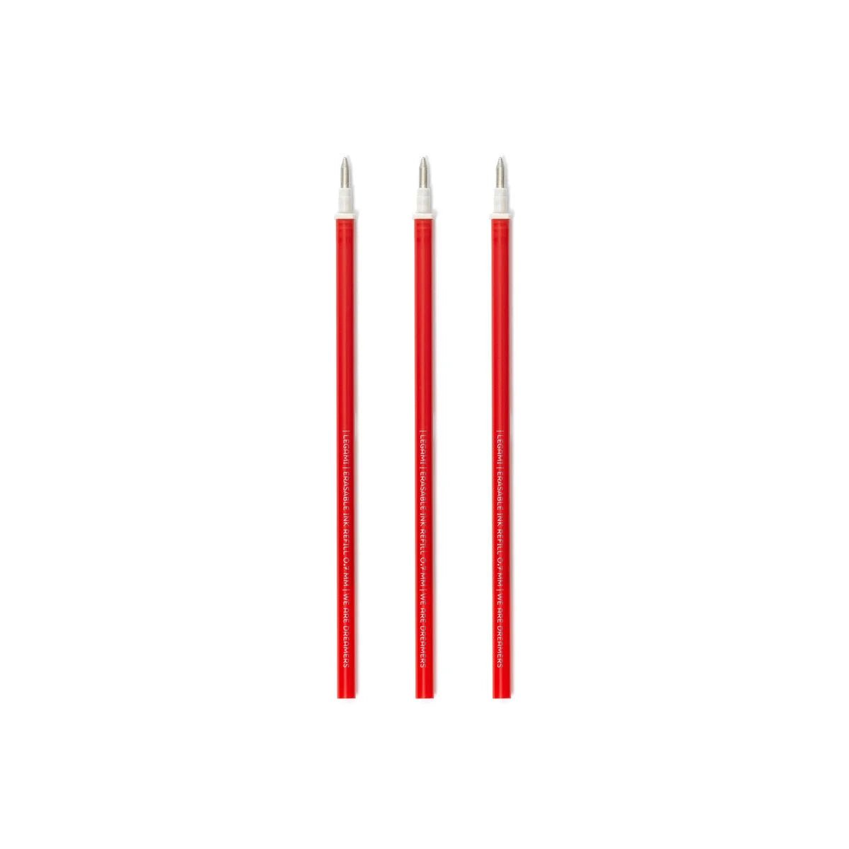 LEGAMI 3er Pack Ersatzmine für löschbarer Gelstift - wunderwunsch