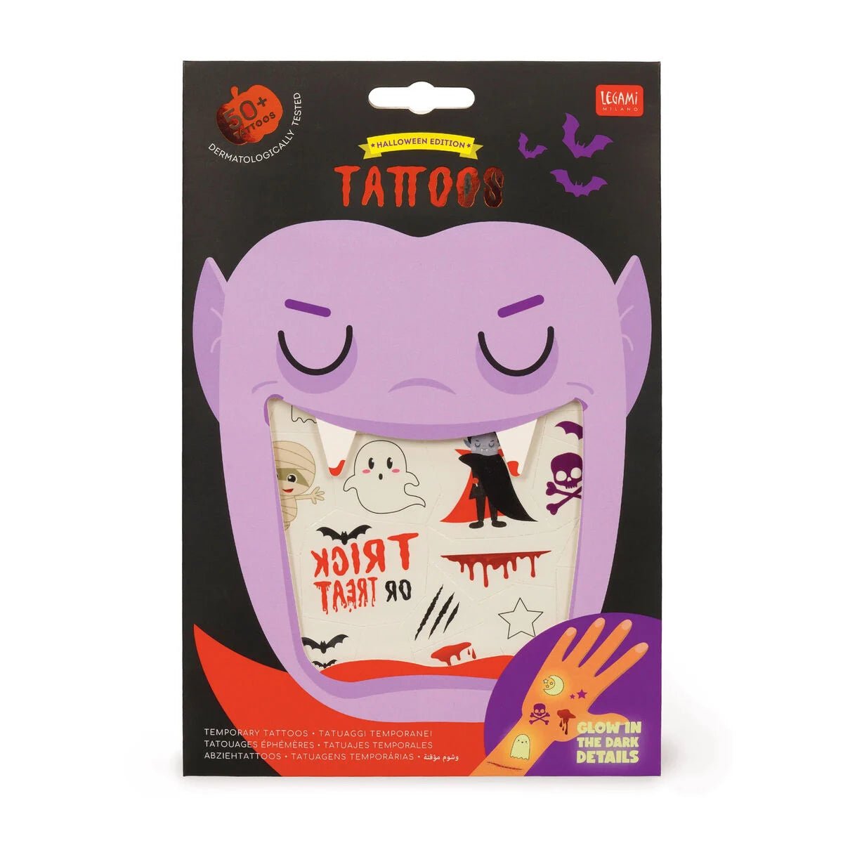 LEGAMI Abziehtattoos - Halloween - Tattoos - wunderwunsch