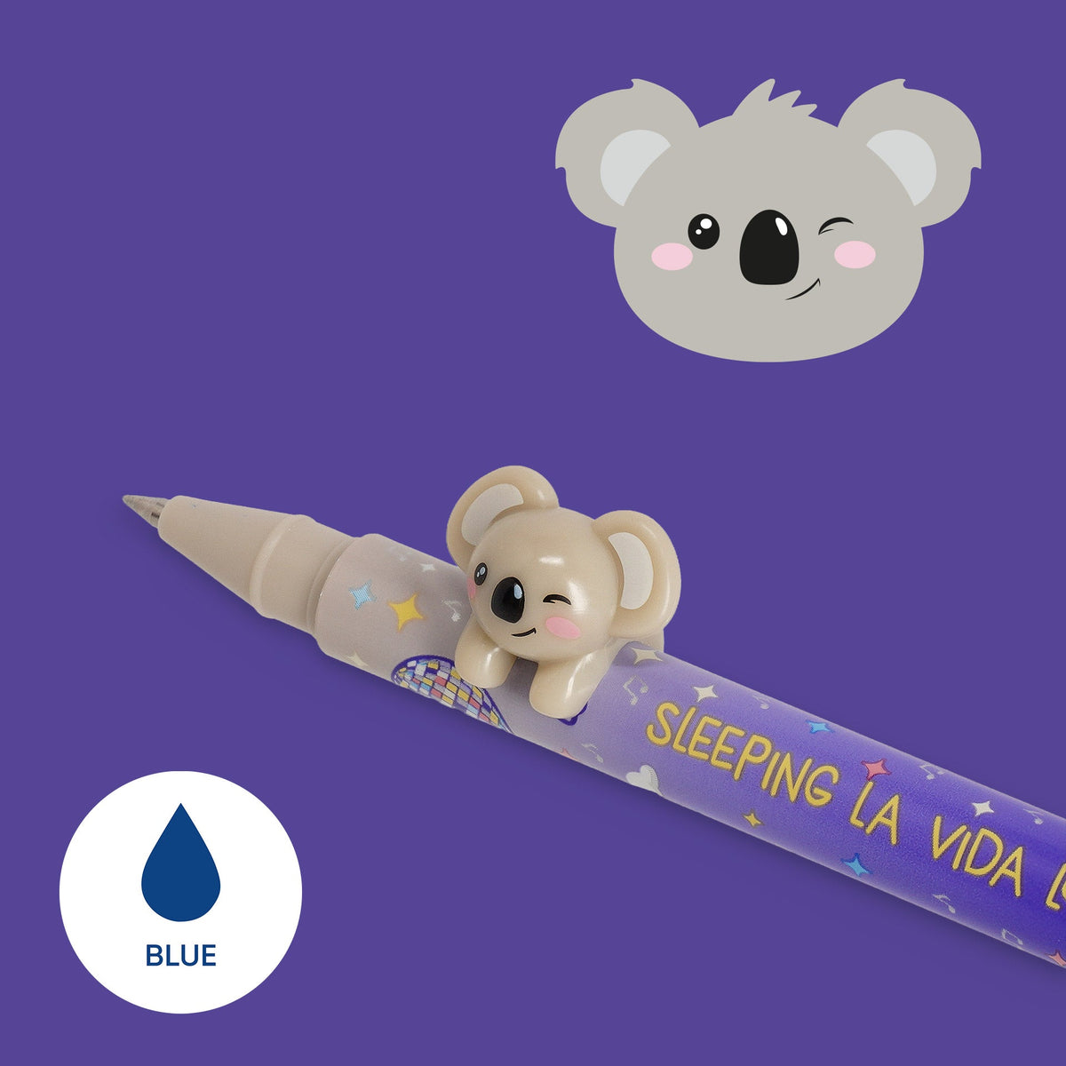 LEGAMI Gelstift mit Tierdeko Koala - Lovely Friends - wunderwunsch