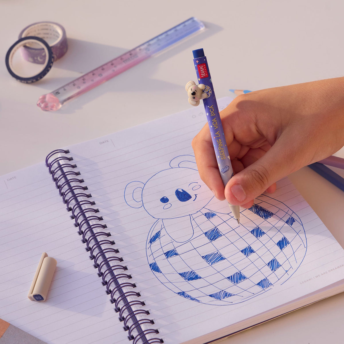 LEGAMI Gelstift mit Tierdeko Koala - Lovely Friends - wunderwunsch