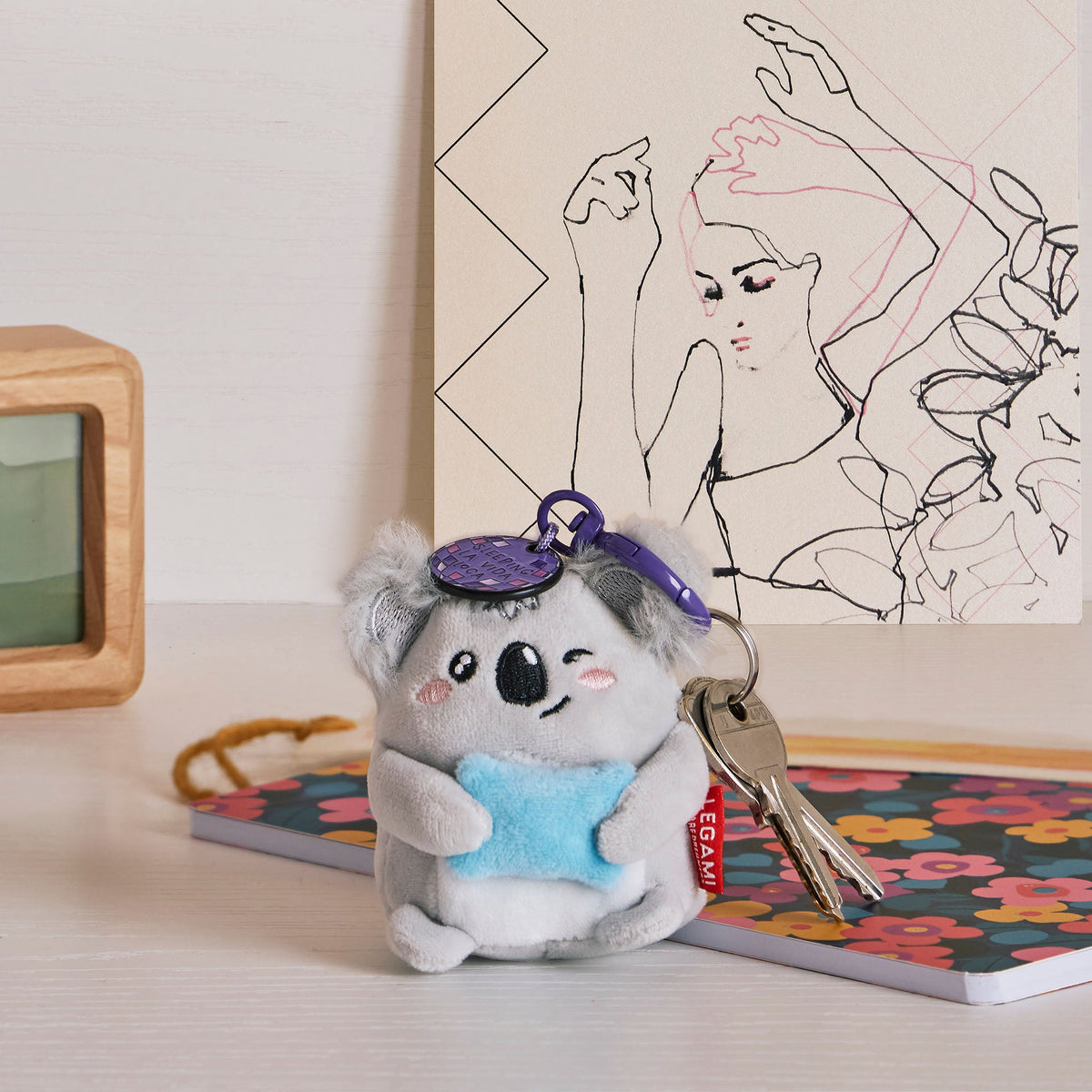 LEGAMI Plüsch-Schlüsselanhänger Koala - Tiny Super Soft! - wunderwunsch