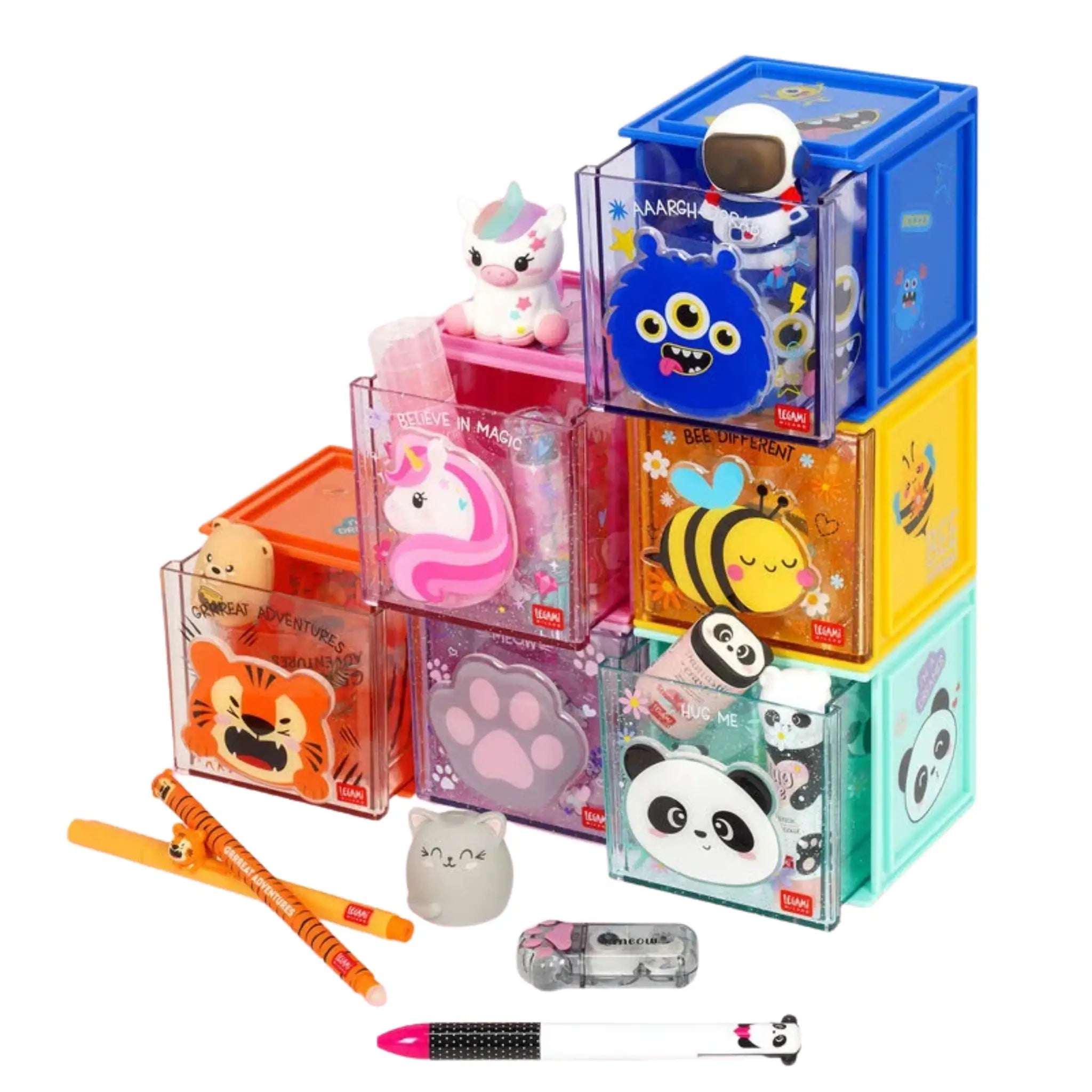 LEGAMI Schreibtischbox - Cutie Cube - wunderwunsch