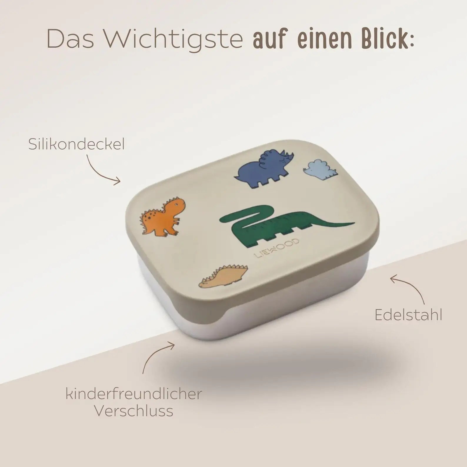 LIEWOOD Edelstahl Lunchbox personalisiert - wunderwunsch