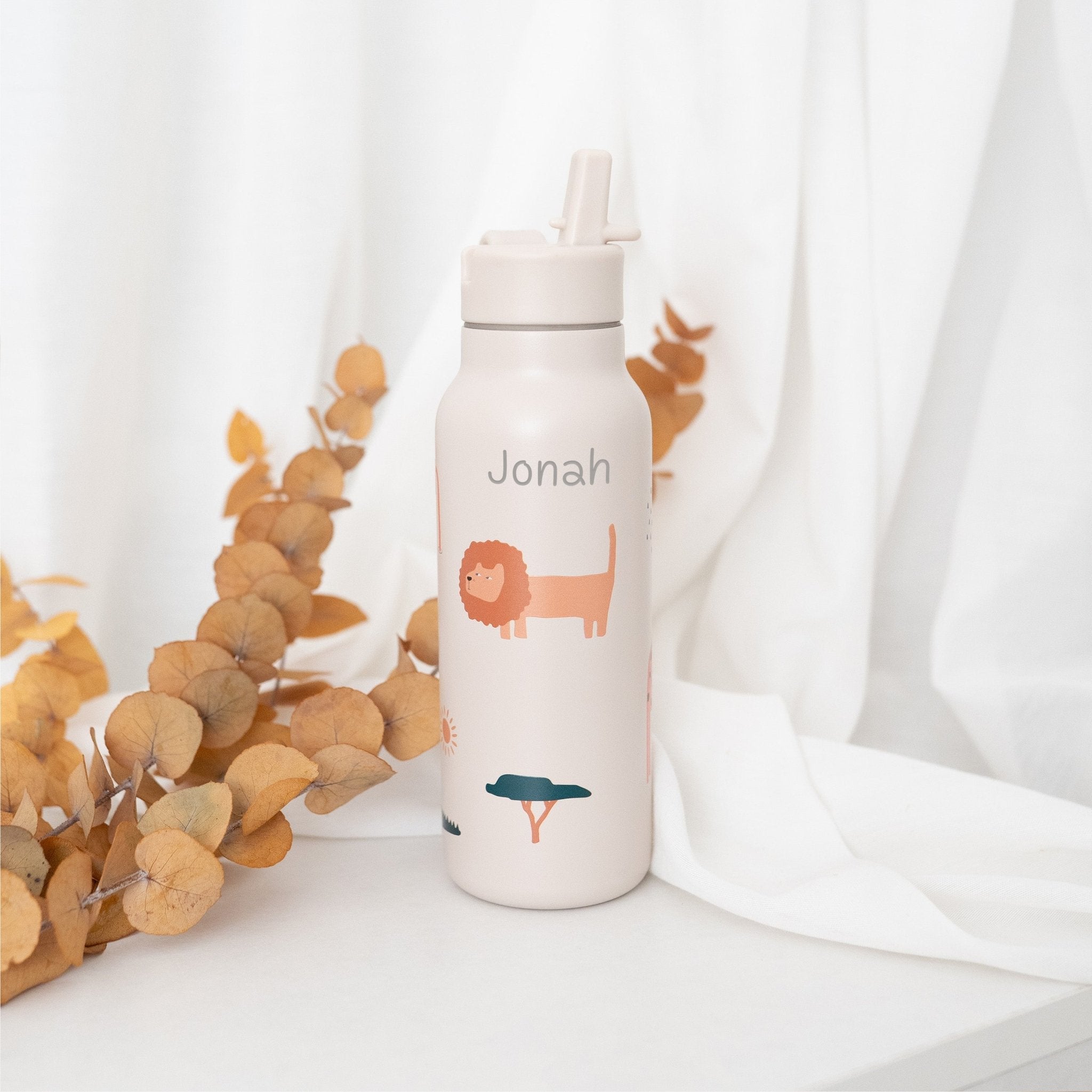 LIEWOOD Edelstahl - Trinkflasche 350ml - personalisiert - wunderwunsch