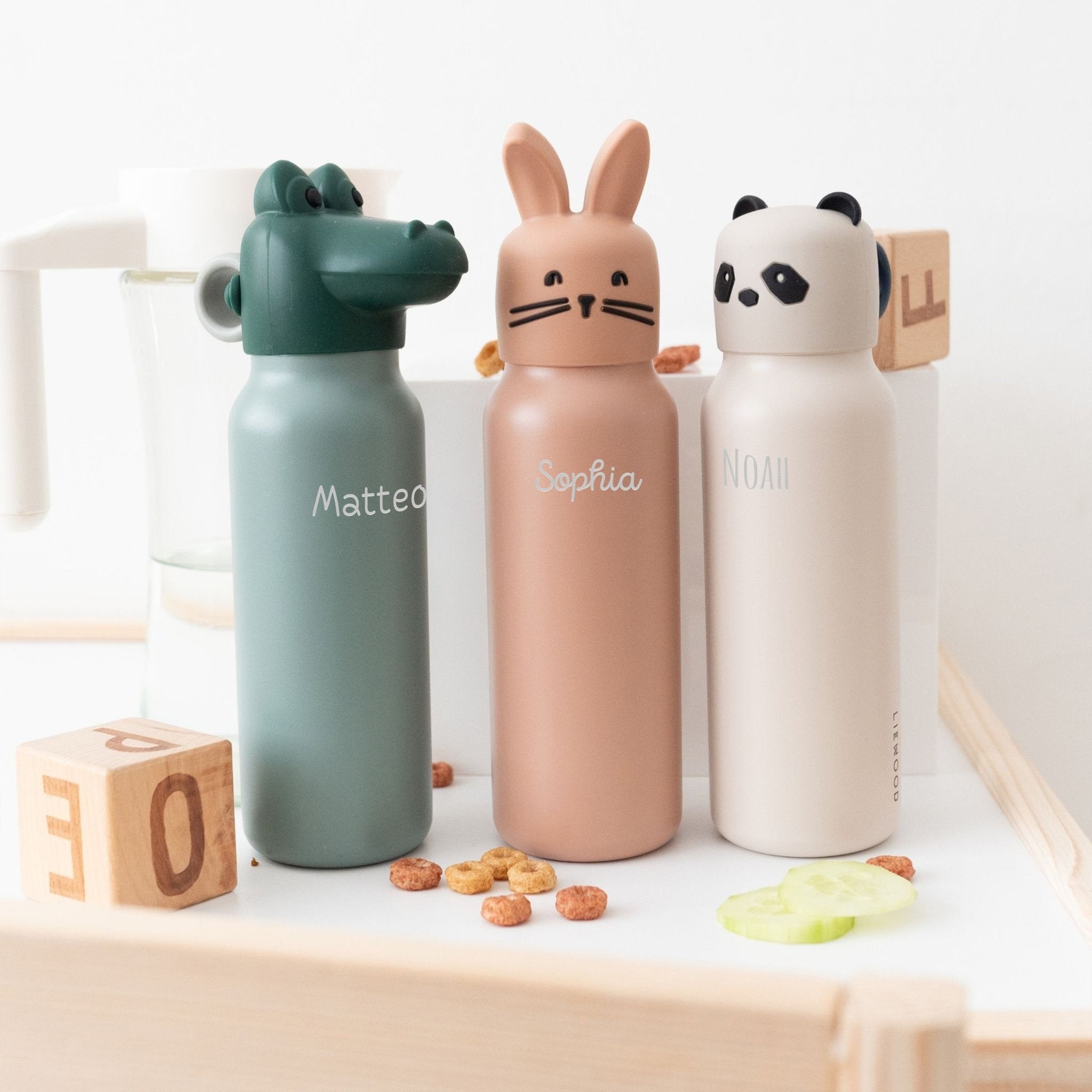 LIEWOOD Edelstahl Trinkflasche Tier 350ml - wunderwunsch