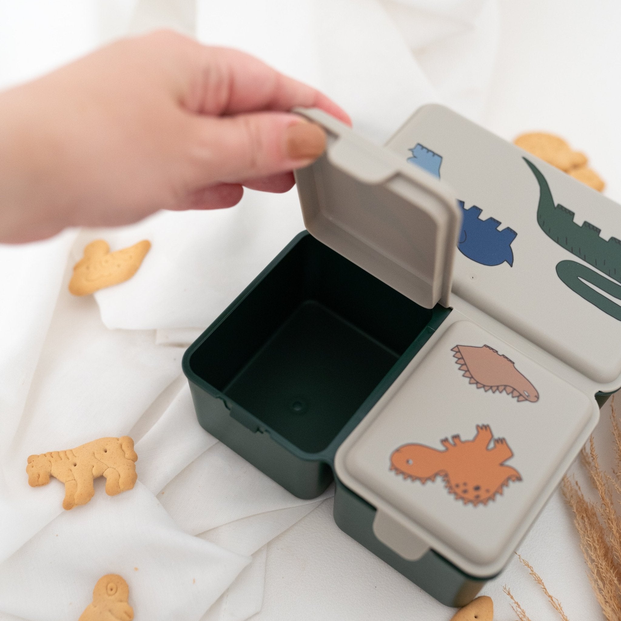 LIEWOOD Lunchbox mit 3 Fächern personalisiert - wunderwunsch