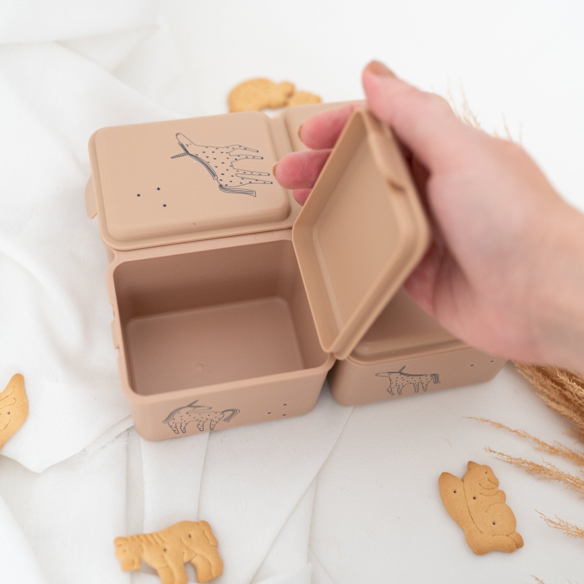 LIEWOOD Lunchbox mit 3 Fächern personalisiert - wunderwunsch