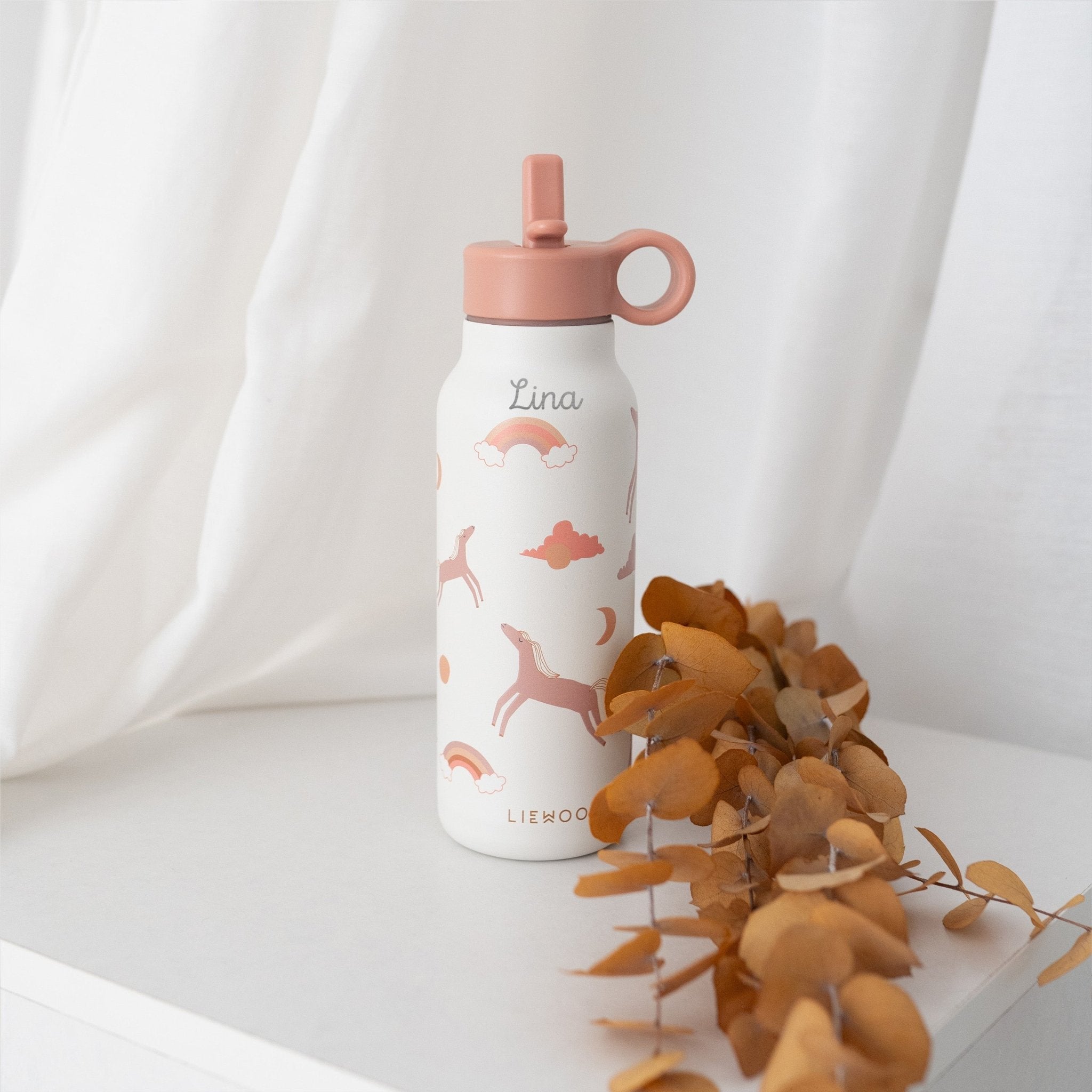LIEWOOD Trinkflasche Edelstahl 350ml Print - wunderwunsch