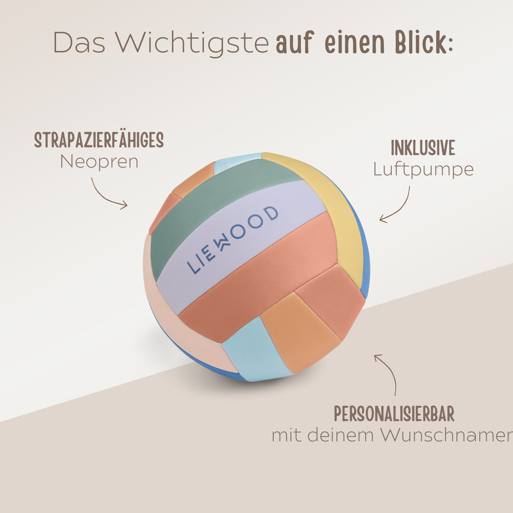 LIEWOOD Volleyball personalisiert - wunderwunsch