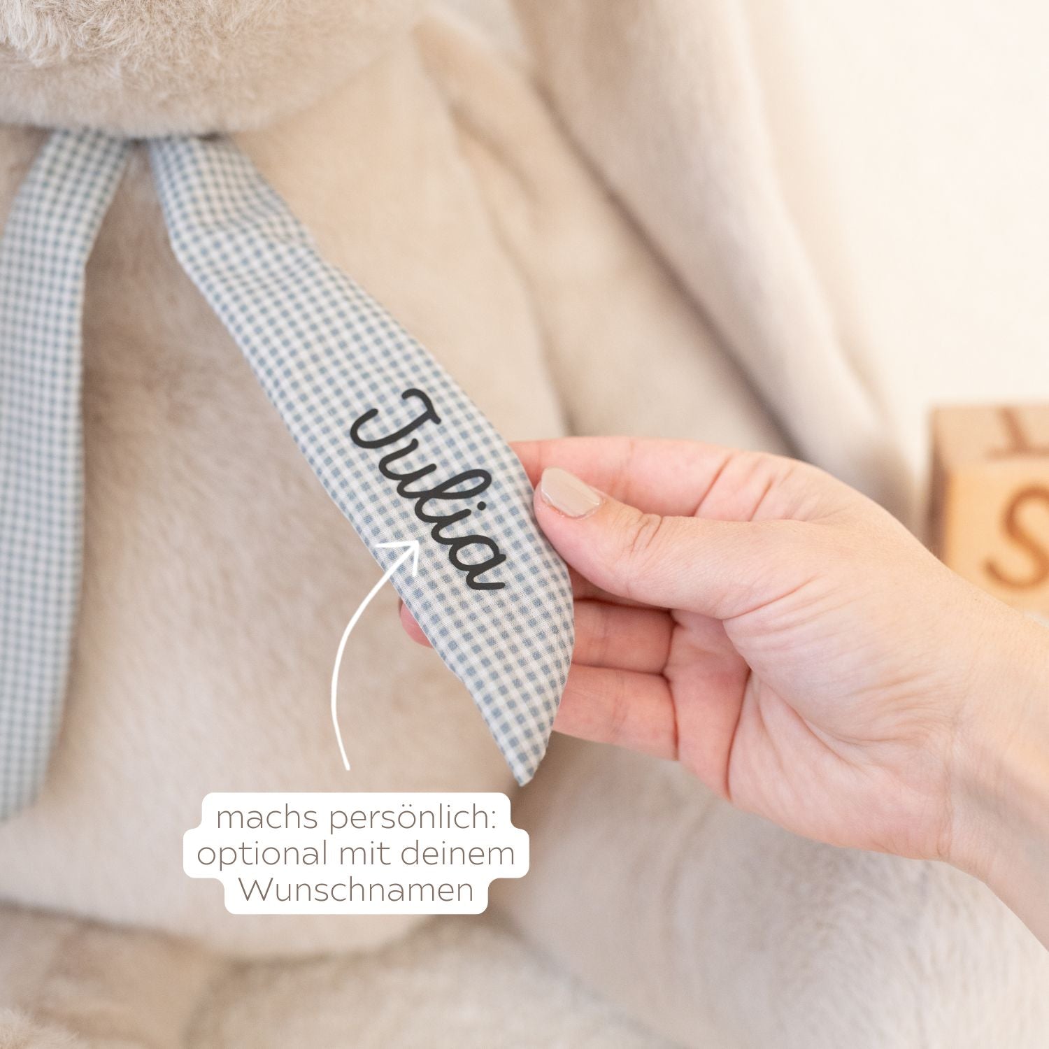 LIEWOOD XXL Kuscheltier Hase personalisierbar - wunderwunsch