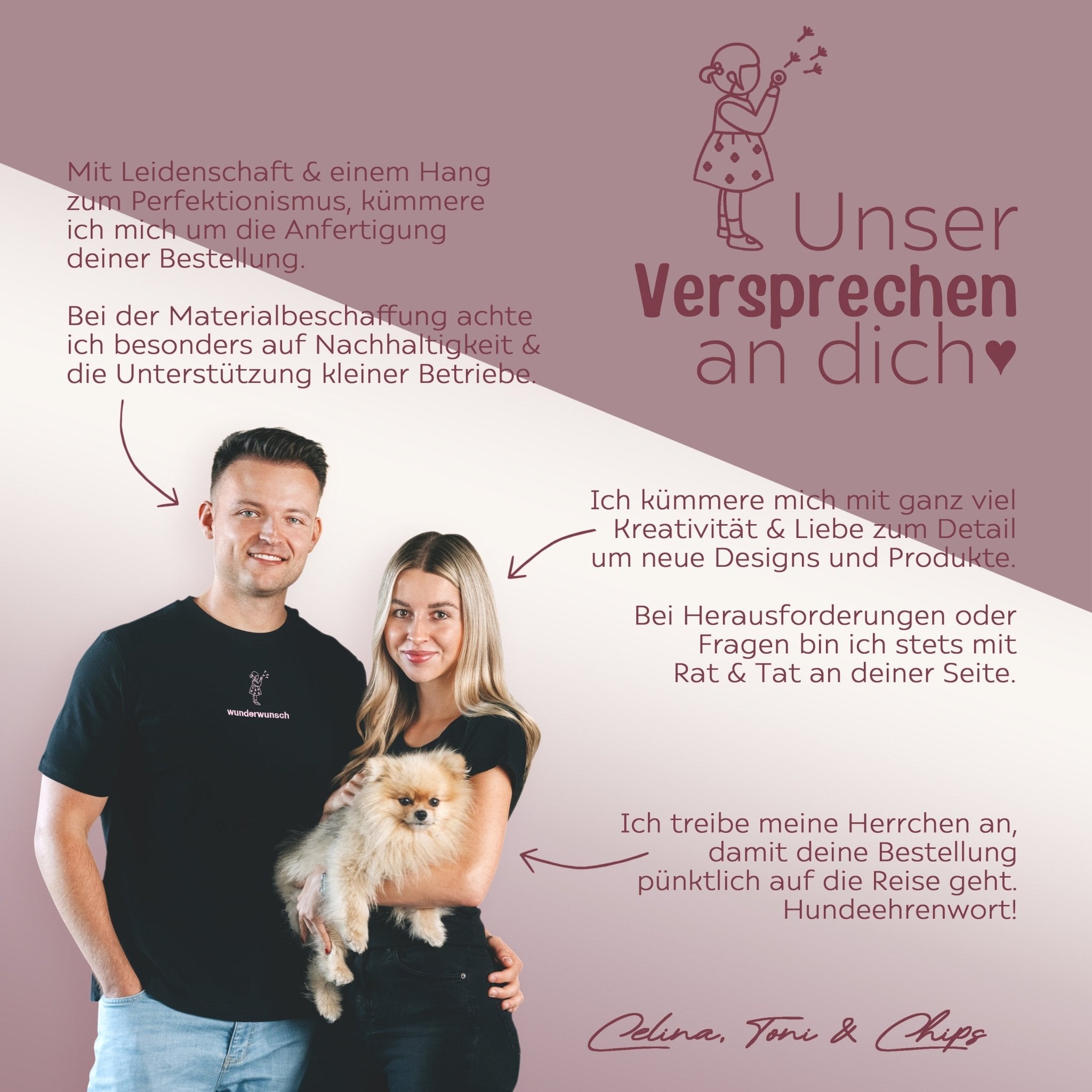 Lineal Holz 20 oder 30 cm personalisiert - Regenbogen Punkte Aquarell - wunderwunsch