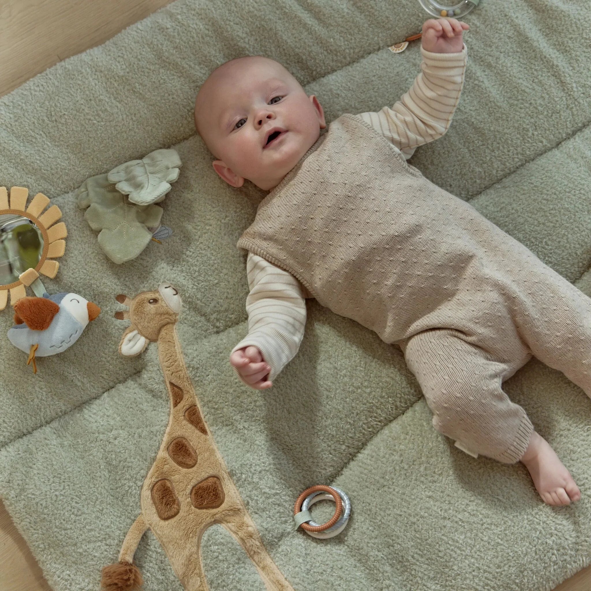 LITTLE DUTCH Aktivitäten Spieldecke - Safari Friends - wunderwunsch