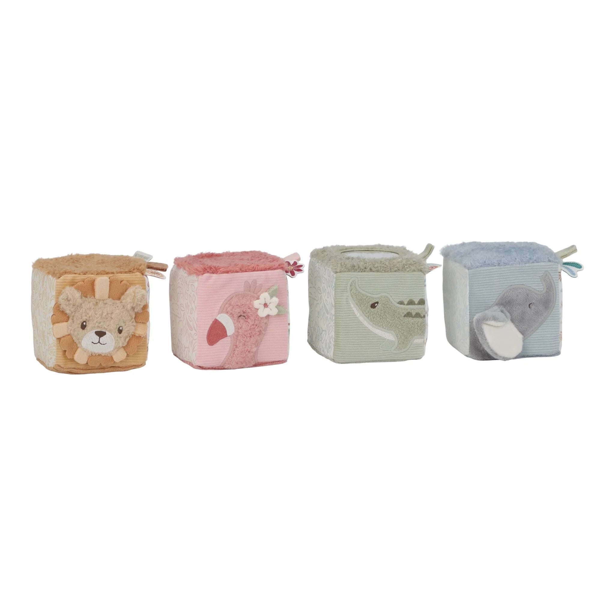 LITTLE DUTCH Bausteine Soft - Safari Friends - wunderwunsch