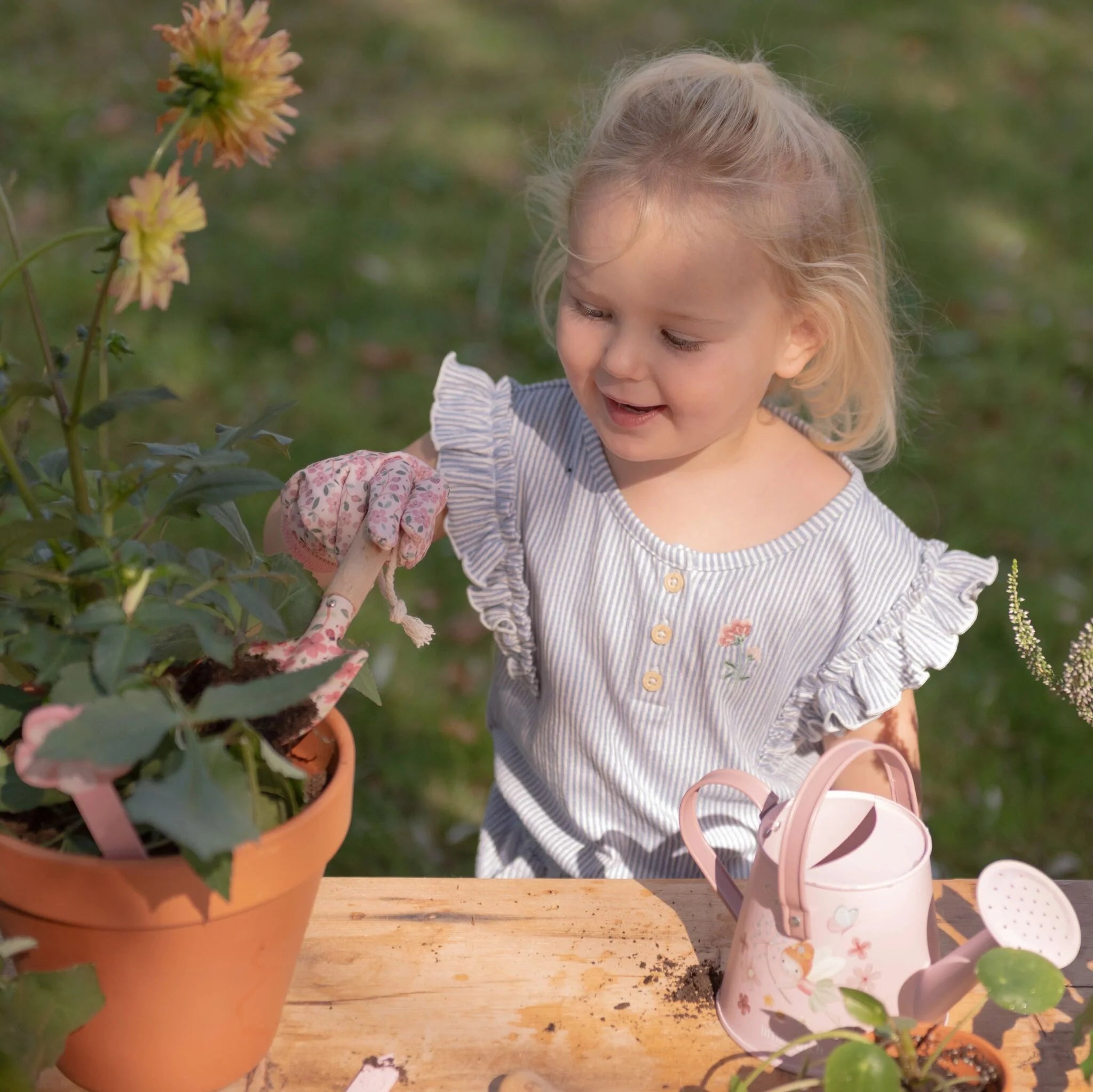 LITTLE DUTCH Garten Geschenkset 5-teilig - Fairy Garden rosa - wunderwunsch