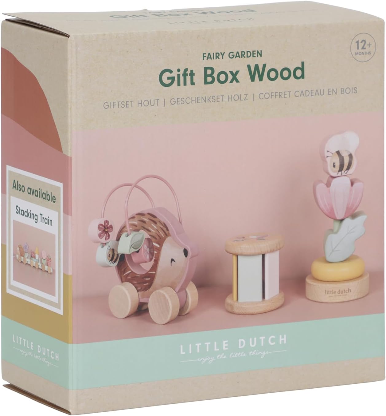 LITTLE DUTCH Geschenkset Holz - Fairy Garden rosa - wunderwunsch
