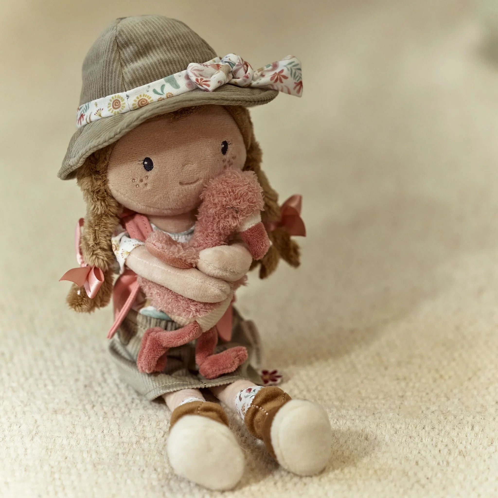 LITTLE DUTCH Kuschelpuppe - Ranger Rosa - Safari Friends - wunderwunsch