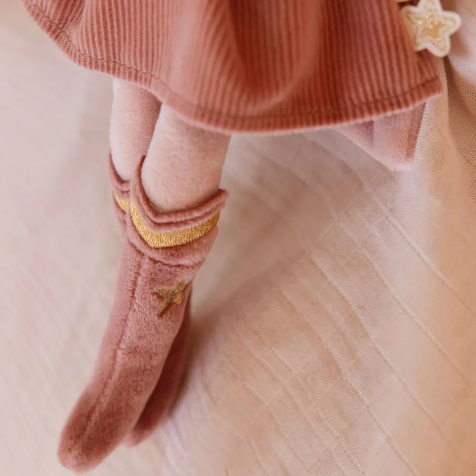 LITTLE DUTCH Kuschelpuppe - Superheldin - Rosa - wunderwunsch