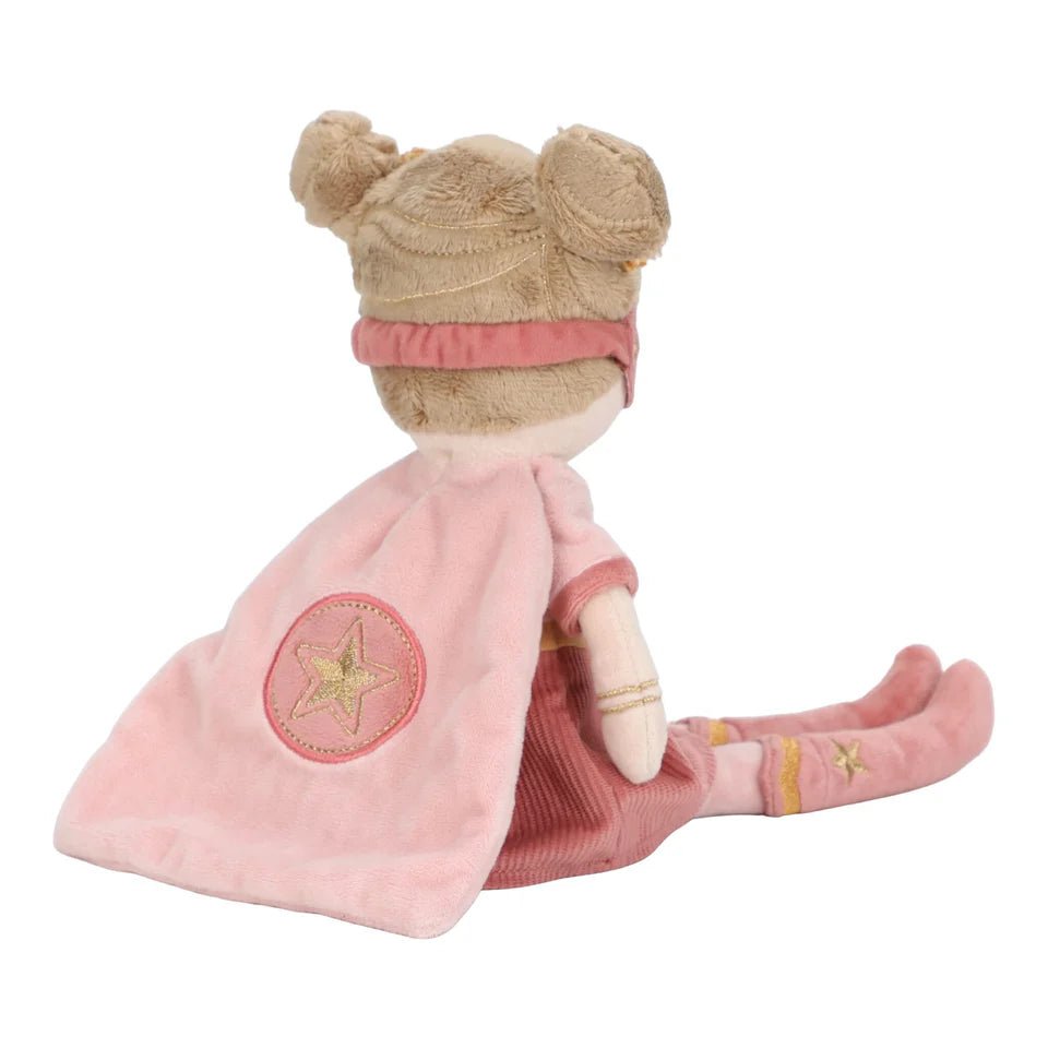 LITTLE DUTCH Kuschelpuppe - Superheldin - Rosa - wunderwunsch