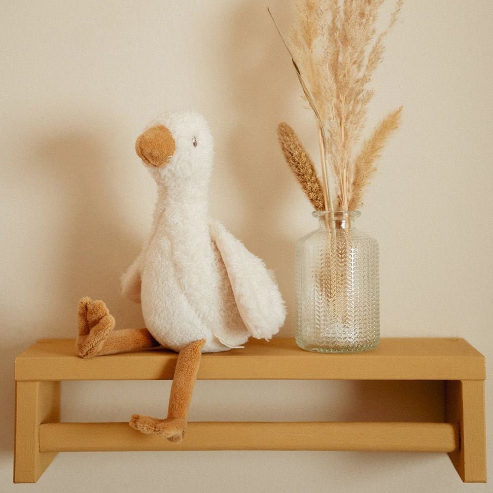 LITTLE DUTCH Kuscheltier - Gans weiß - Newborn Naturals - wunderwunsch