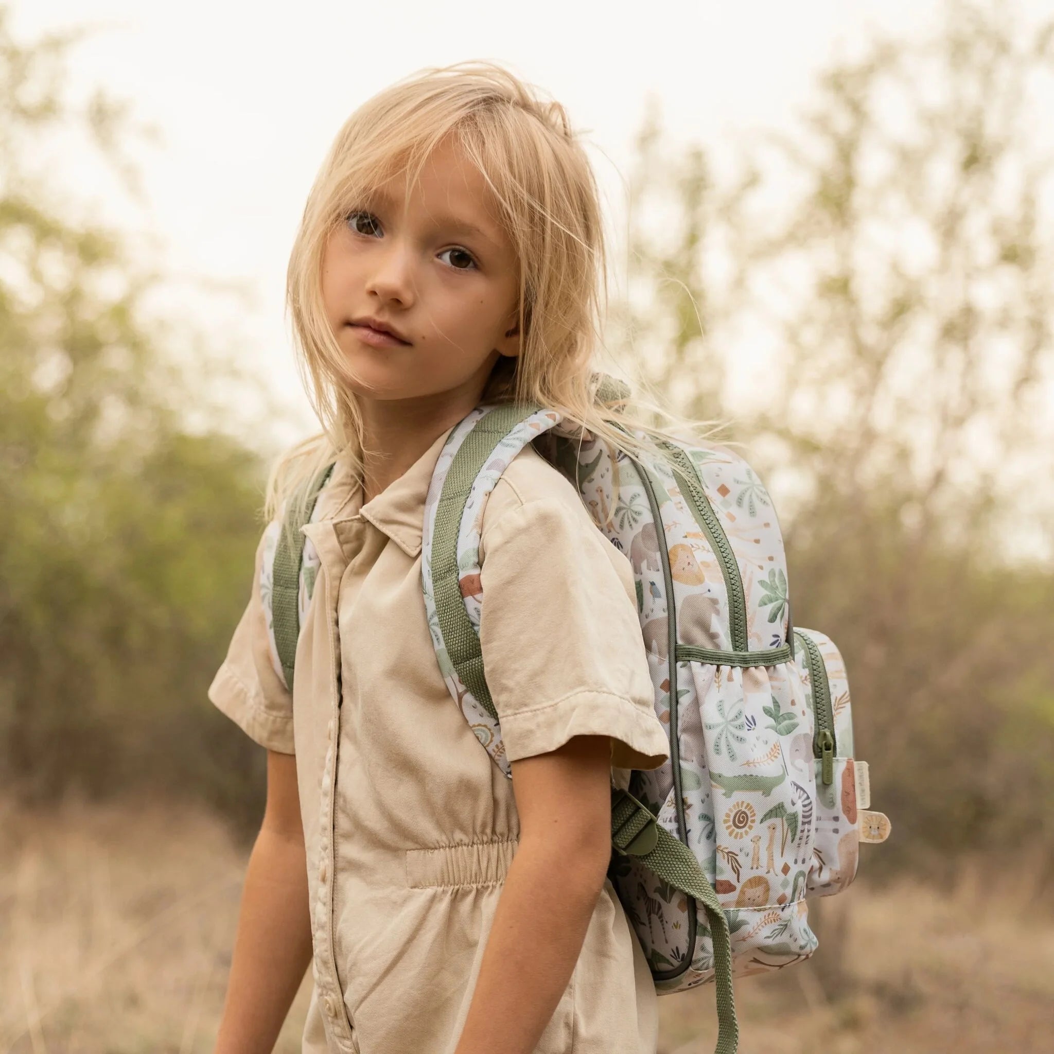 LITTLE DUTCH Rucksack - Safari Friends - wunderwunsch