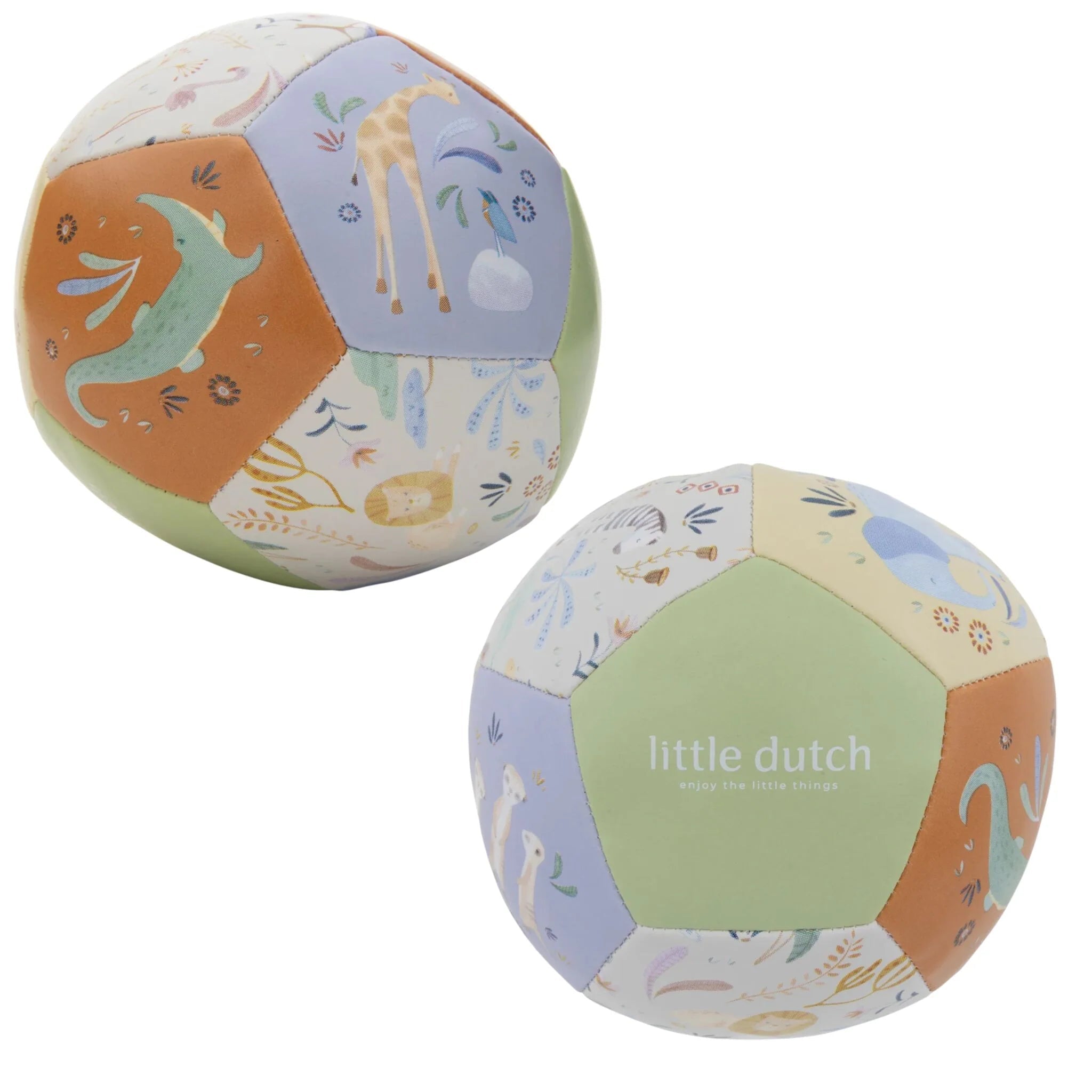 LITTLE DUTCH Softball - Safari Friends grün - wunderwunsch