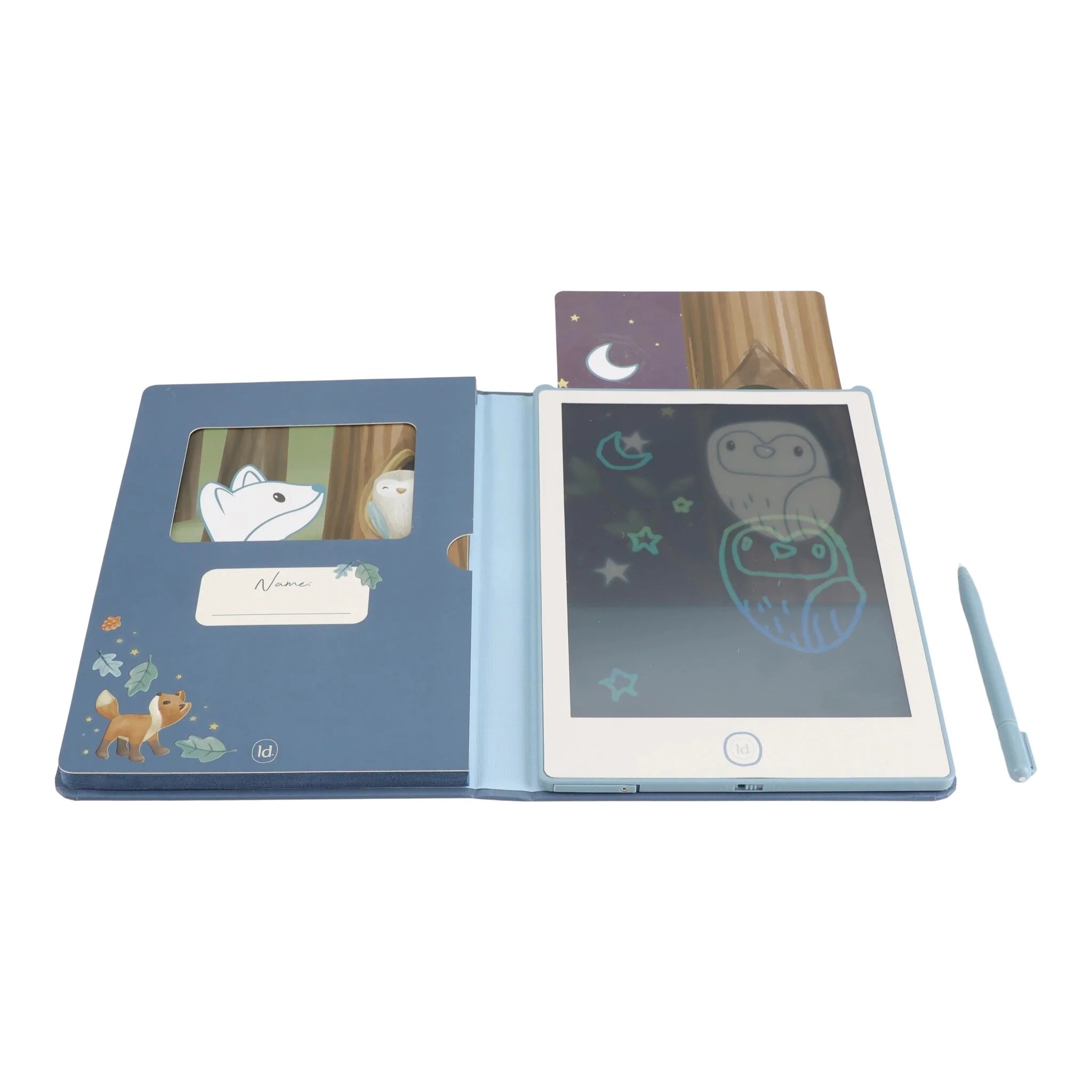 LITTLE DUTCH Zeichentablett - Forest Friends - Blau - wunderwunsch