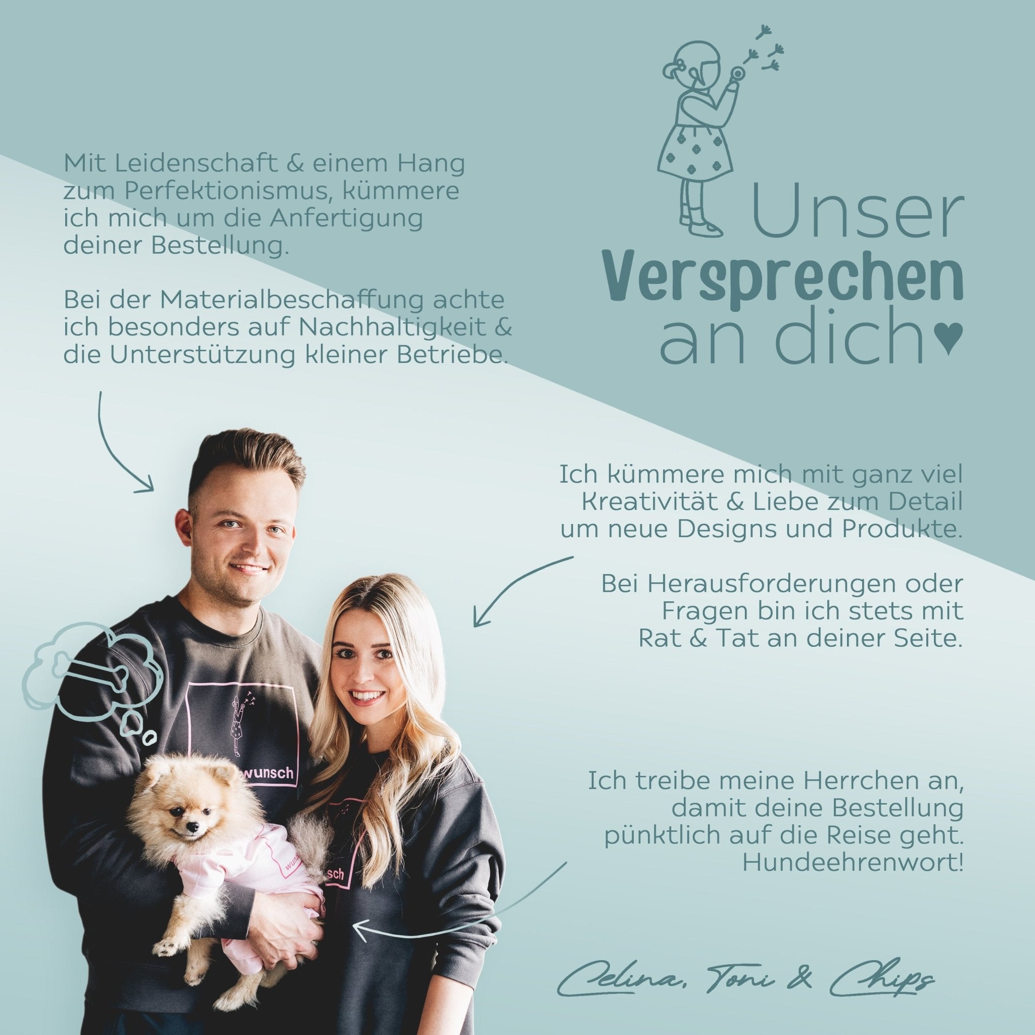 Lockendose Holz personalisiert - Tier Aquarell - wunderwunsch