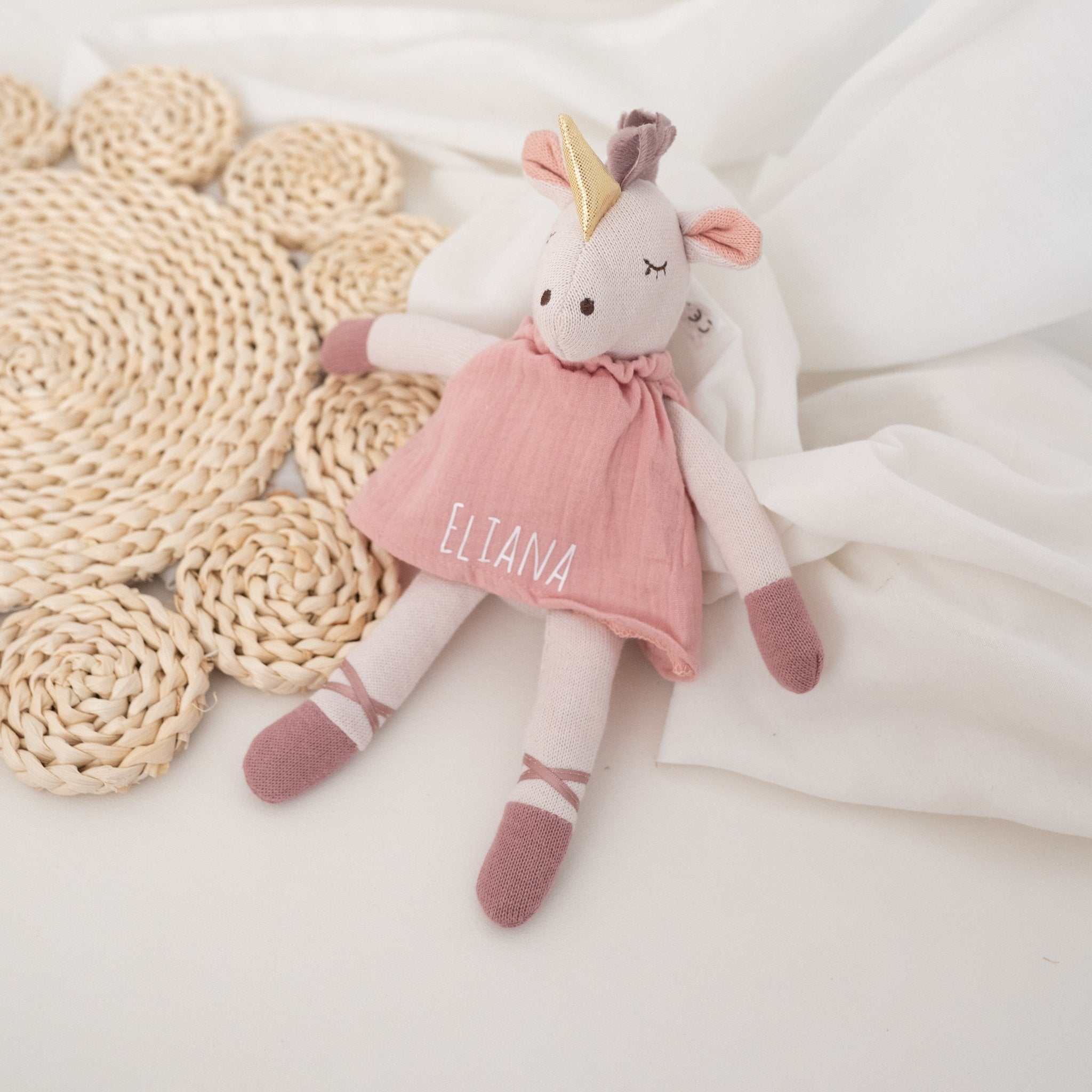 MAXIMO Kuscheltier Fuchs, Löwe oder Einhorn personalisierbar - wunderwunsch