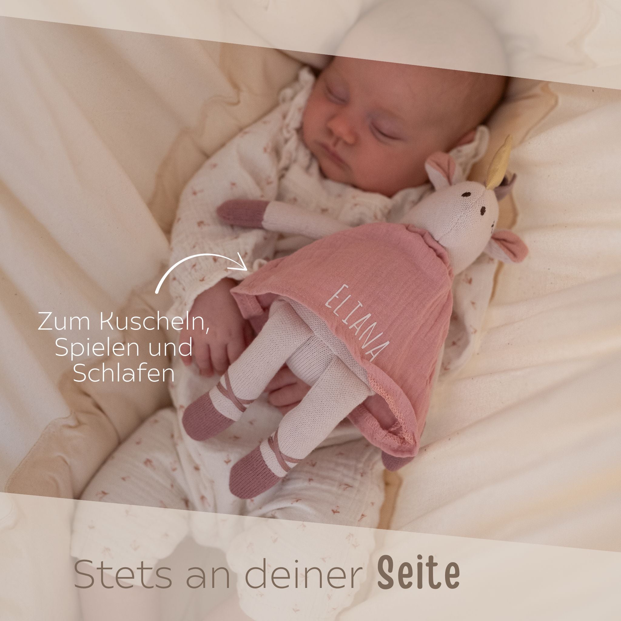 MAXIMO Kuscheltier Fuchs, Löwe oder Einhorn personalisierbar - wunderwunsch