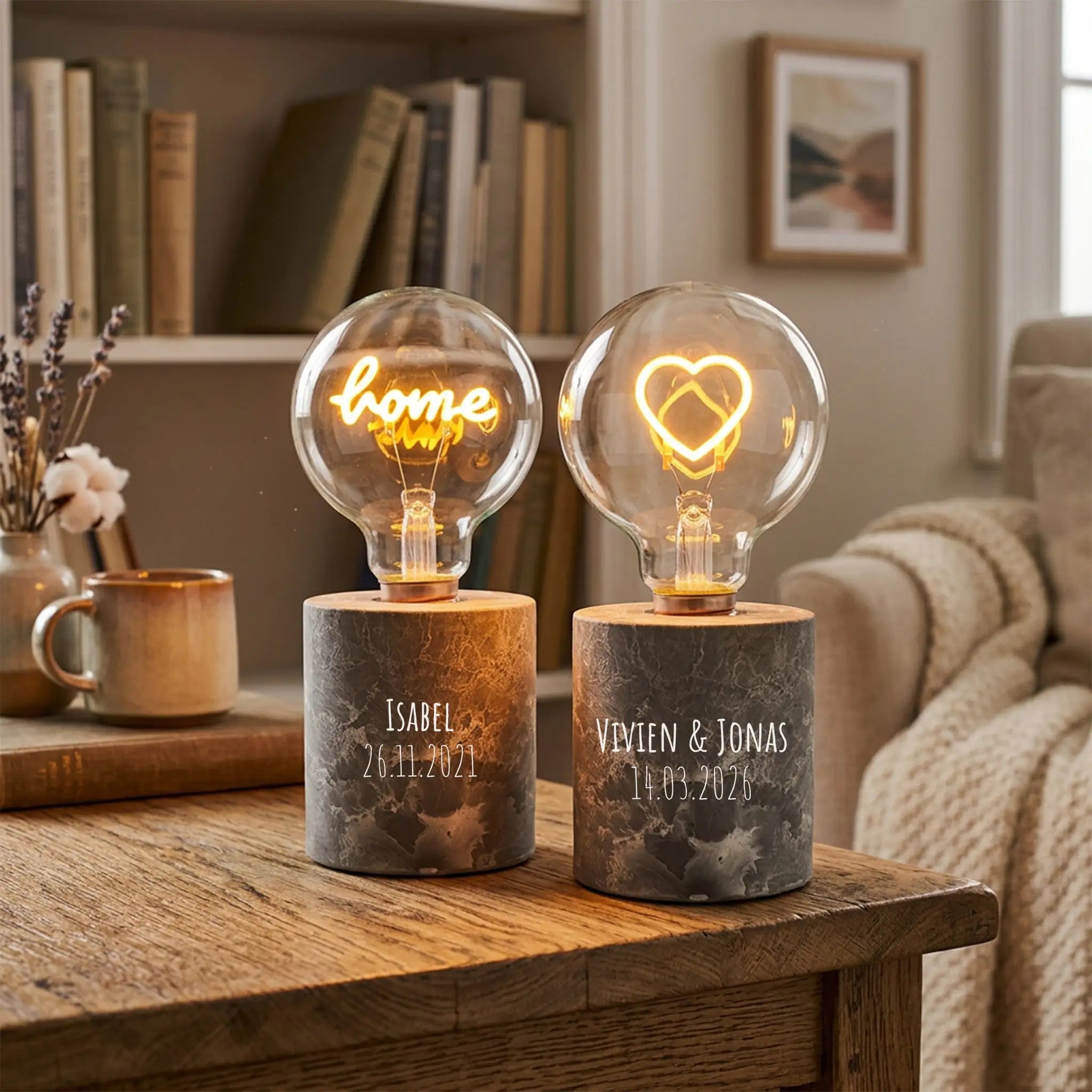 MEA Living Tischlampe Glühbirne - wunderwunsch
