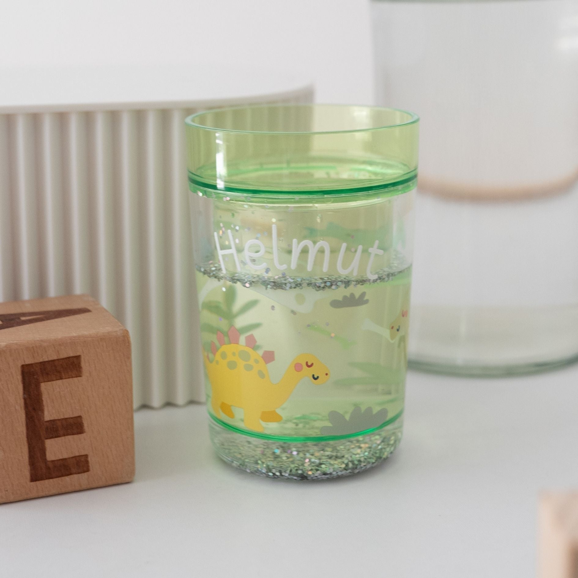 MEALIVING Glitzerbecher personalisierbar - wunderwunsch