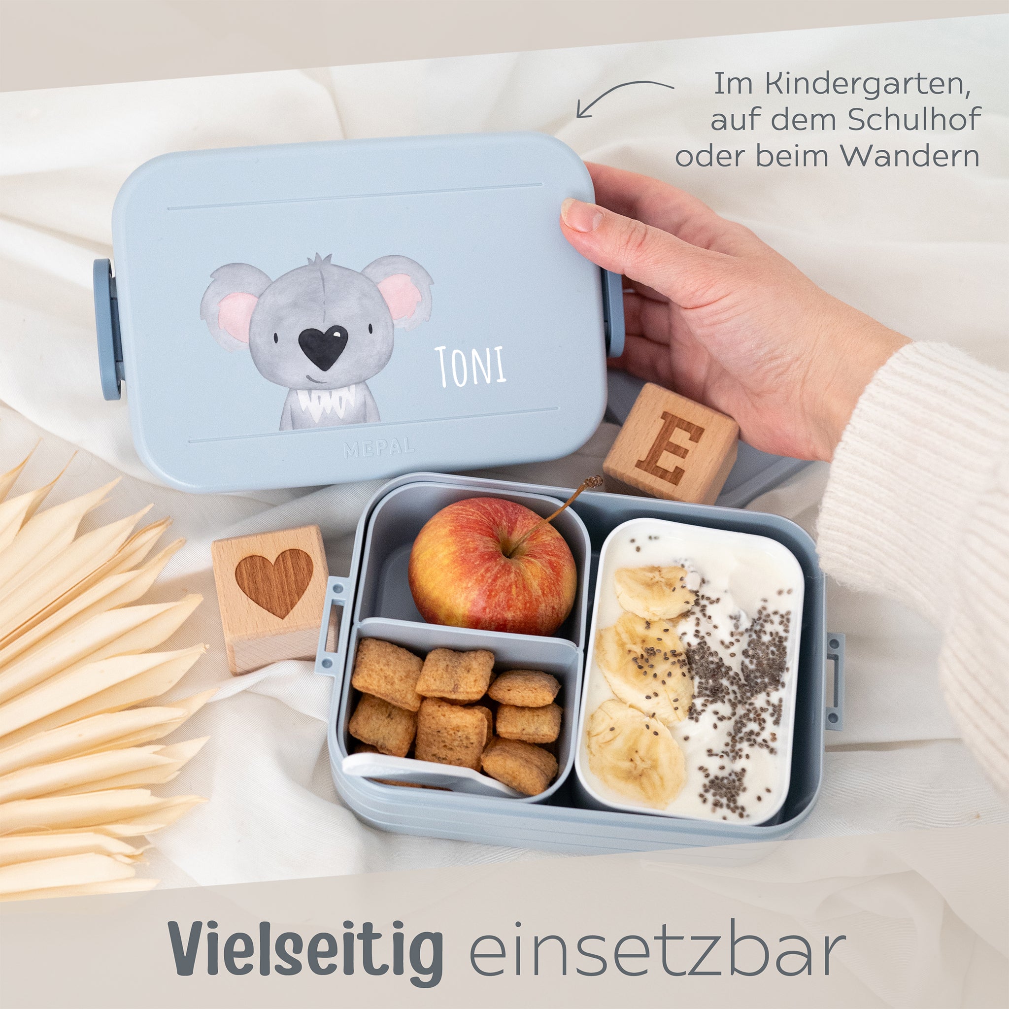 MEPAL Brotdose mit Einsatz - Tier einzeln - wunderwunsch