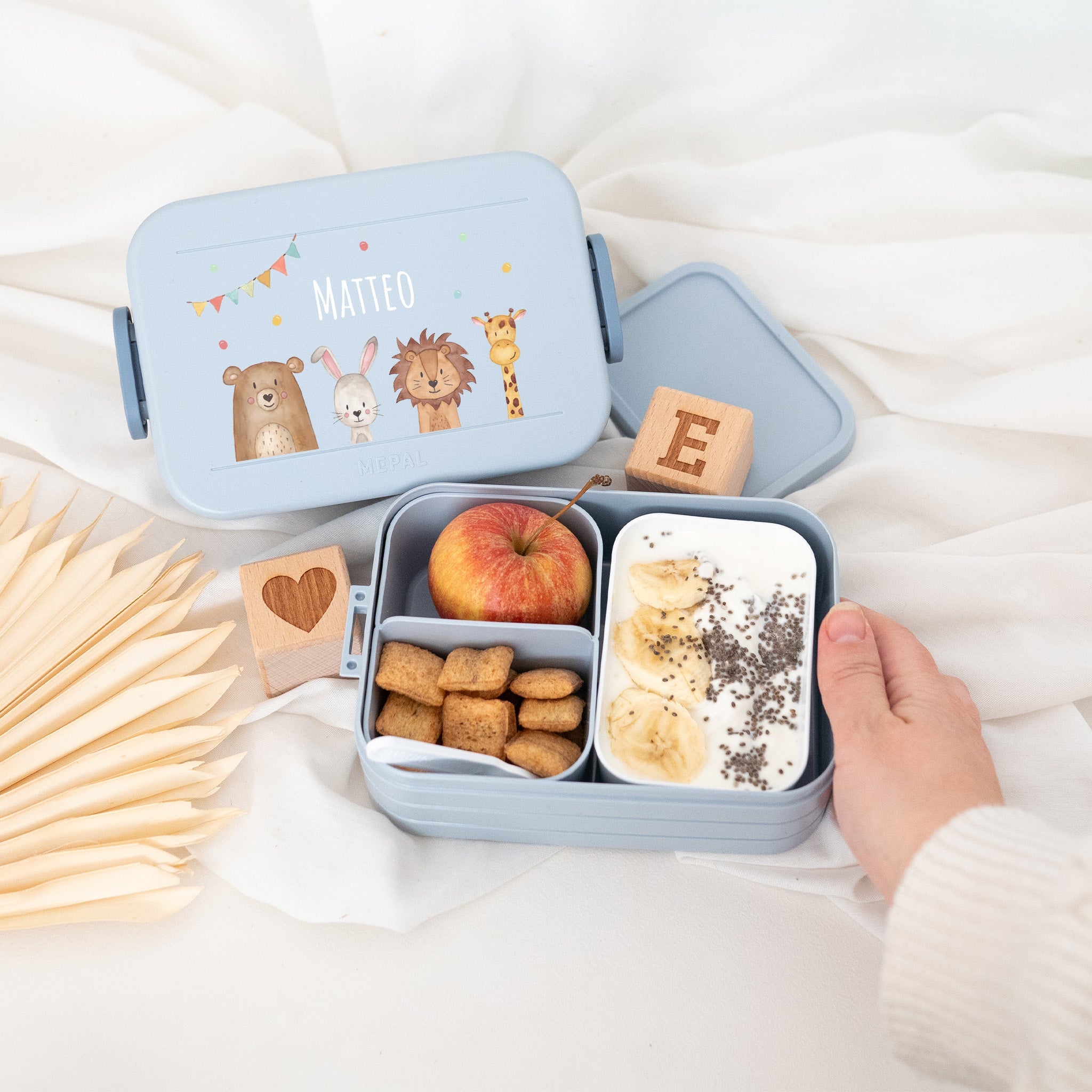 MEPAL Brotdose mit Einsatz - Tiere - wunderwunsch