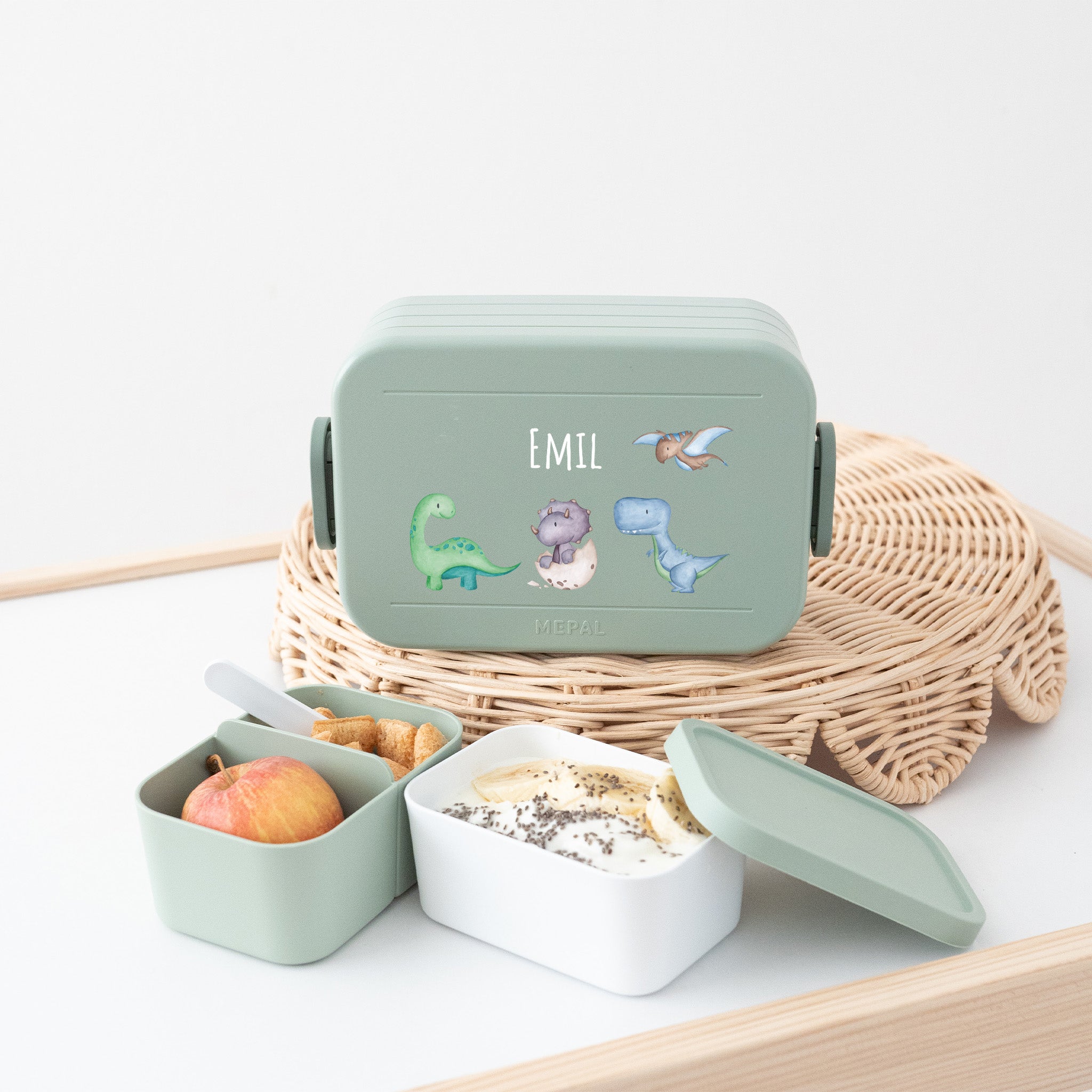 MEPAL Brotdose mit Einsatz - Tiere - wunderwunsch