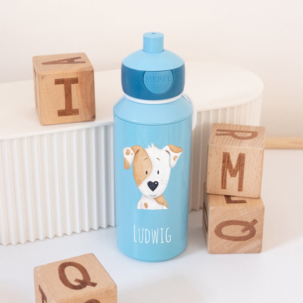MEPAL Kinder Trinkflasche Campus personalisiert - Tier Aquarell - wunderwunsch