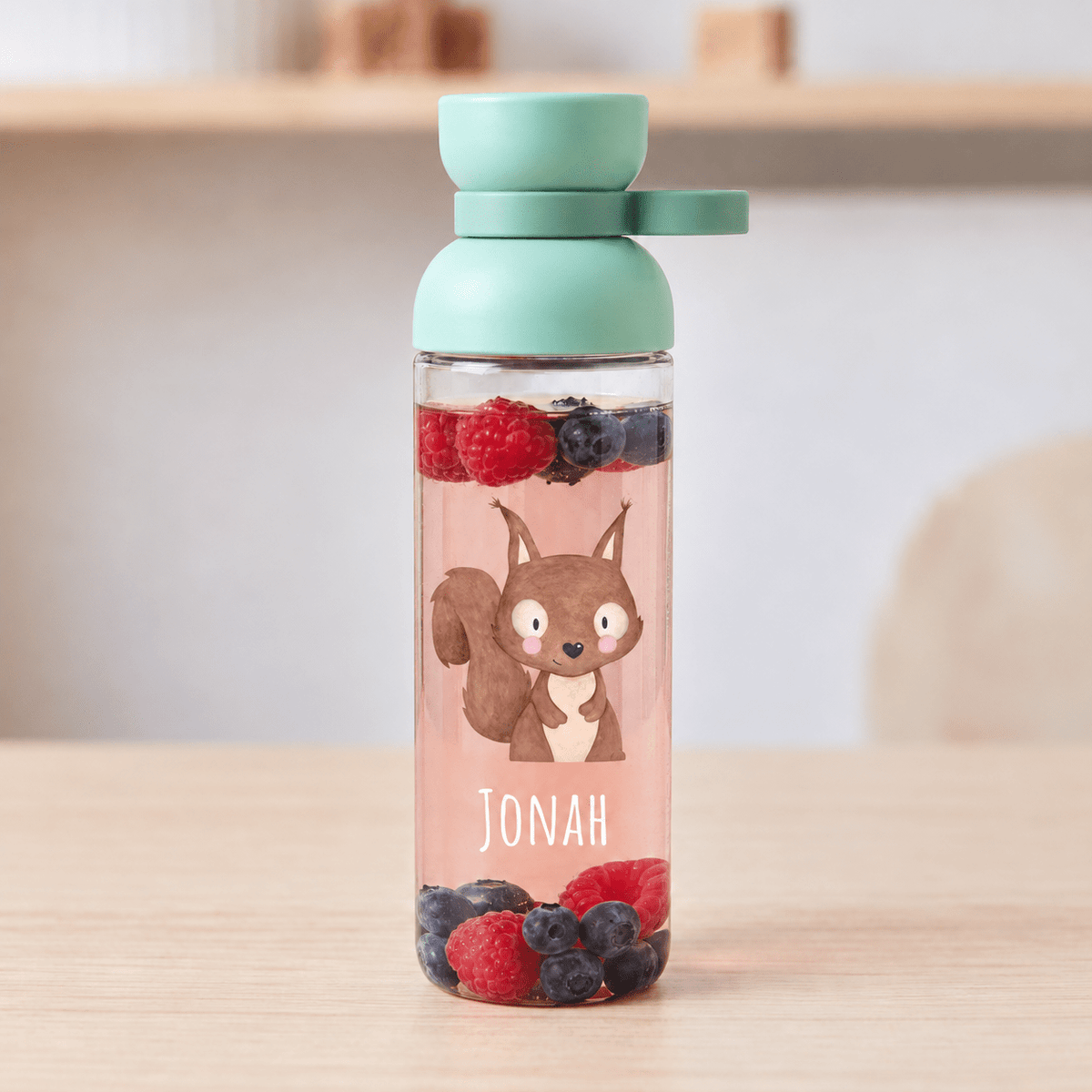 MEPAL Kinder Trinkflasche Vita personalisiert - Tier Aquarell - wunderwunsch